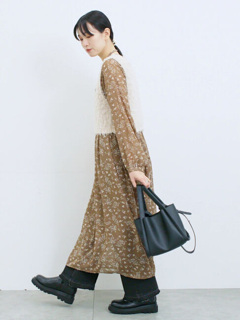 Samansa Mos2 blue「ポーチ付2WAYスクエアバッグ」|その他|