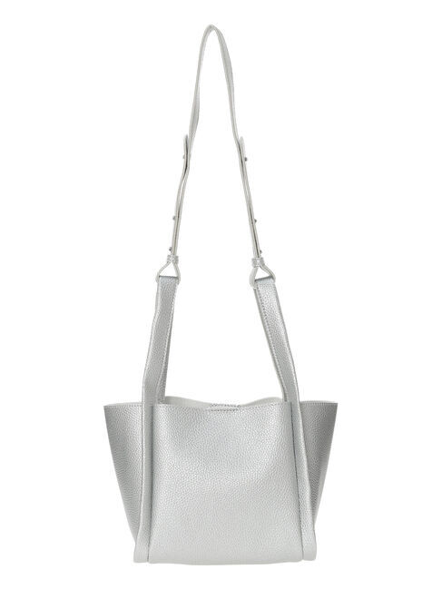 Samansa Mos2 blue「ポーチ付2WAYスクエアバッグ」|その他|