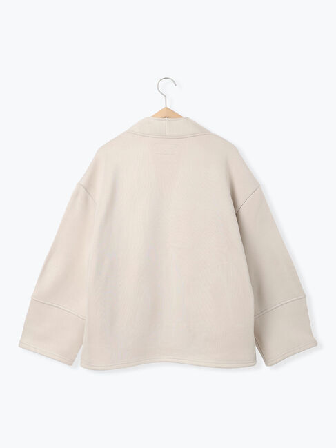 Samansa Mos2 blue「【マシンウォッシャブル】マルチスタイルボンディングブルゾン」|ブルゾン・スタジャン|