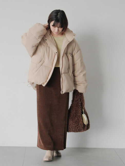 Samansa Mos2 blue「ふくれジャカードクルーネックプルオーバー」|Tシャツ・カットソー|