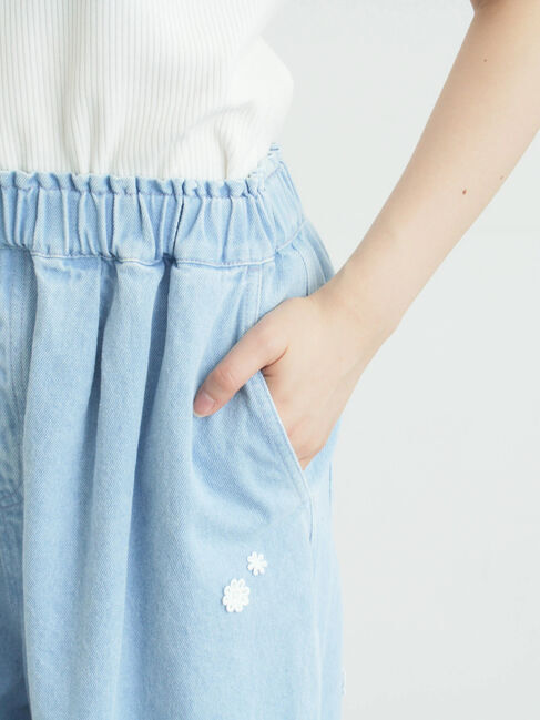 Samansa Mos2「3Dレースモチーフ付きパンツ」|その他|