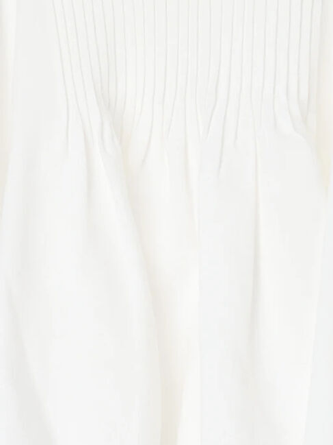 Samansa Mos2「ピンタックレースビスチェ」|シャツ・ブラウス|