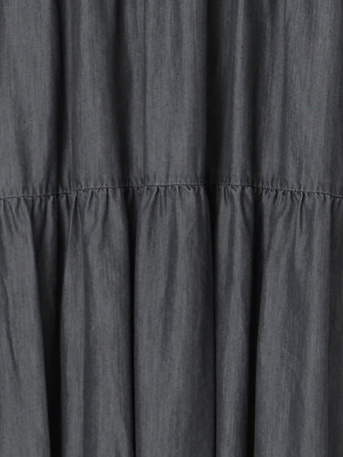 Samansa Mos2「【接触冷感】ライトオンスデニムワンピース」|ワンピース|