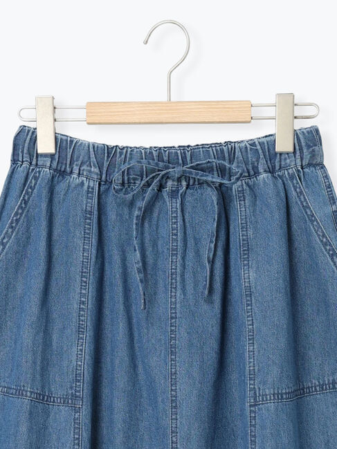 Samansa Mos2「デニムフレアスカート」|スカート|