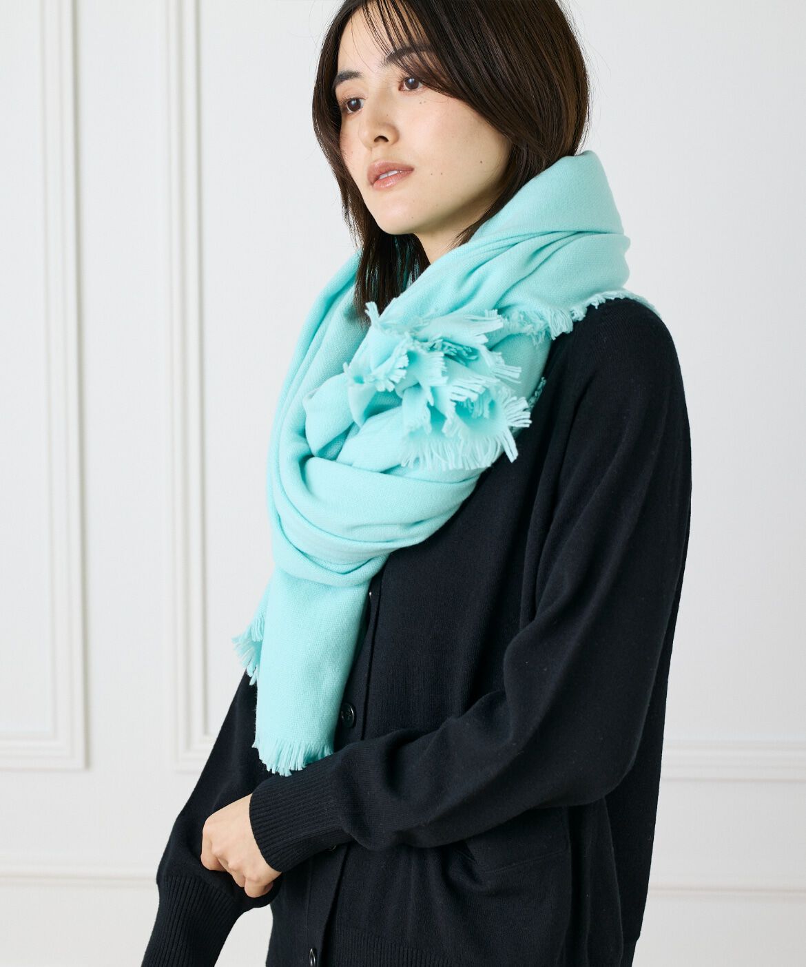 FAVORITE SUKINAMONO「ウルトラファインラムミニバスケットストール《ASAUCE MELER》」|ストール|