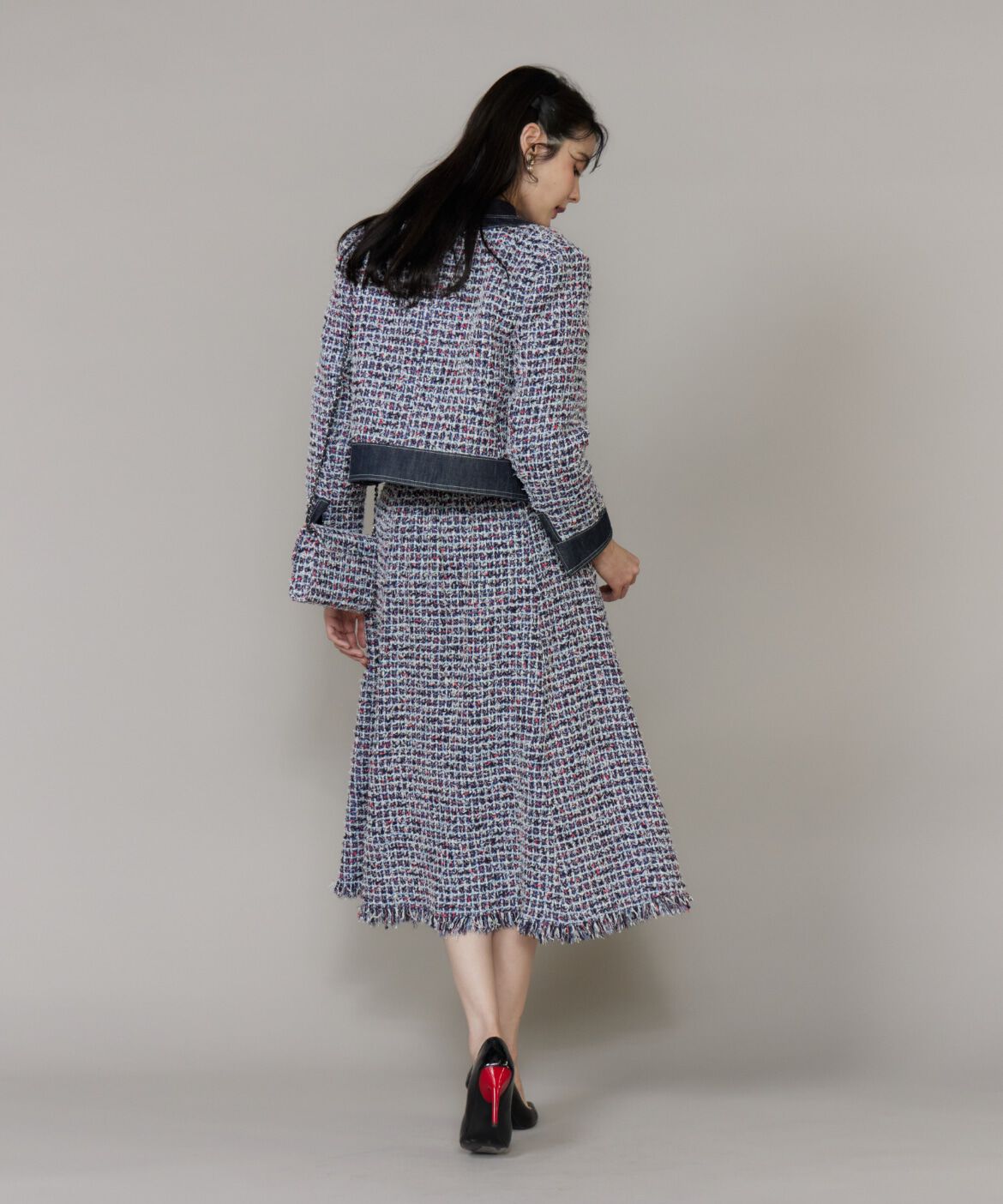 Maglie le cassetto「《M Maglie le cassetto》デニムファンシーツイードジャケット」|その他|