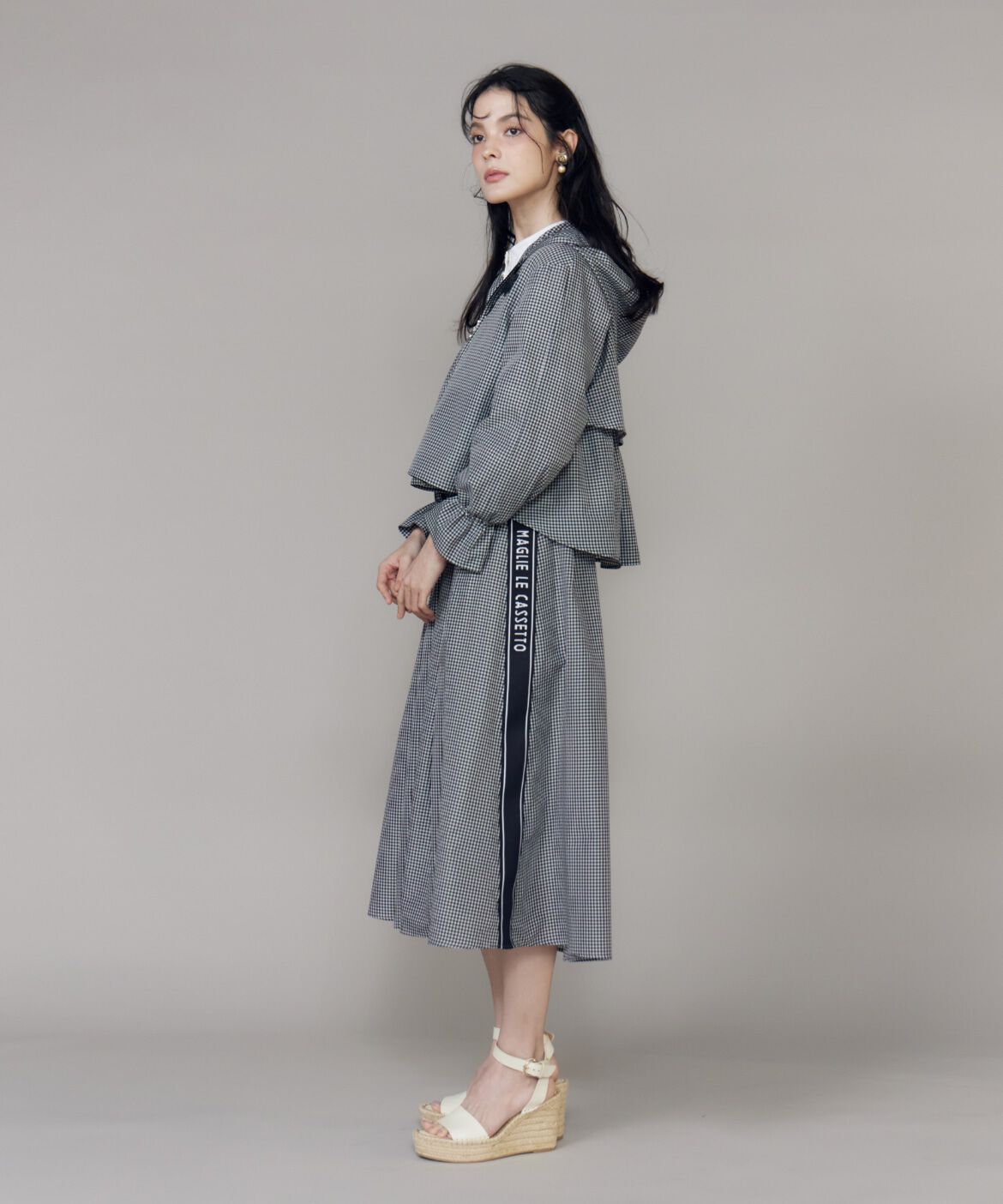 Maglie le cassetto「《M Maglie le cassetto》フラワーモチーフレースブルゾン」|その他|