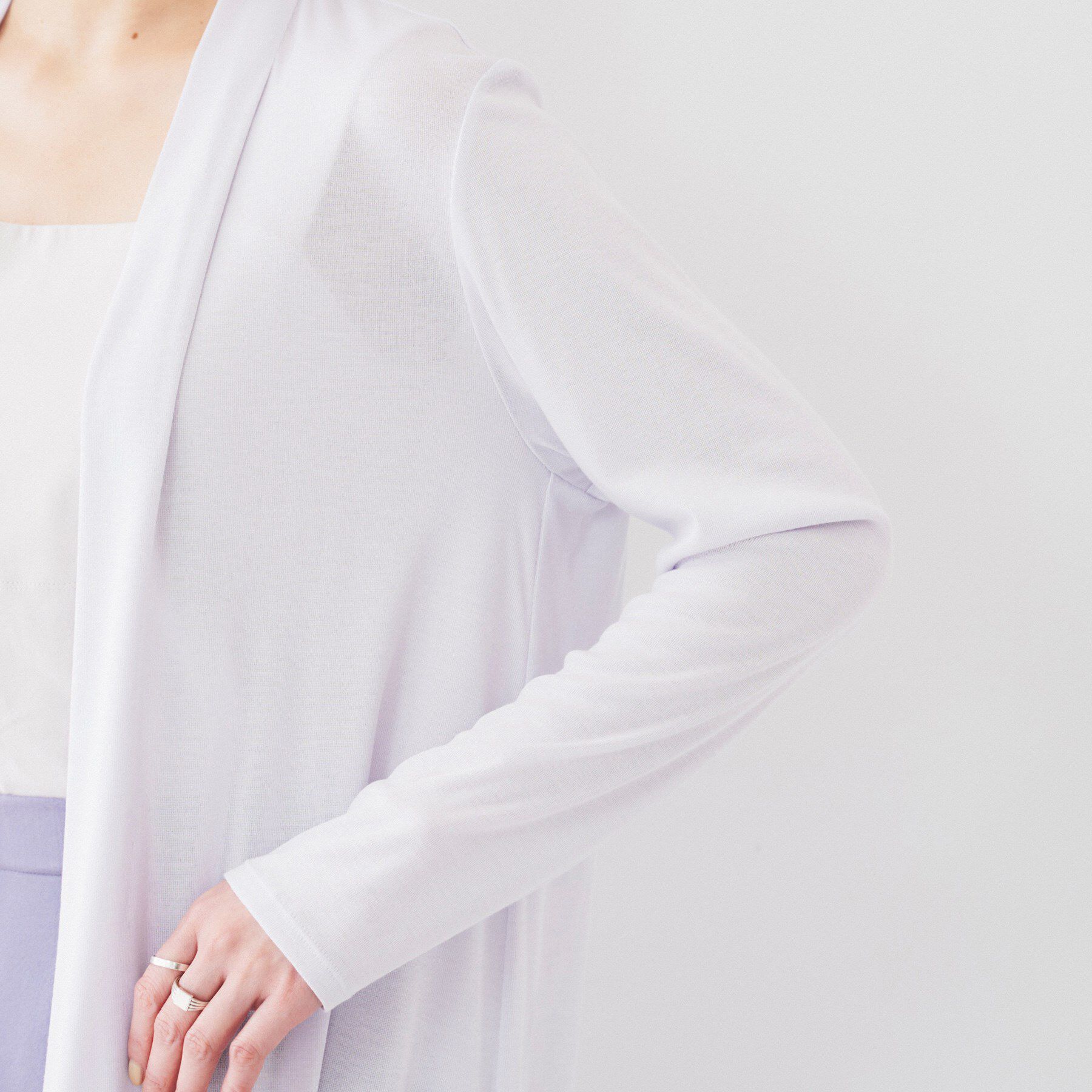 UNTITLED「【接触冷感/UV機能/遮熱】ジャージカーディガン」|カーディガン|