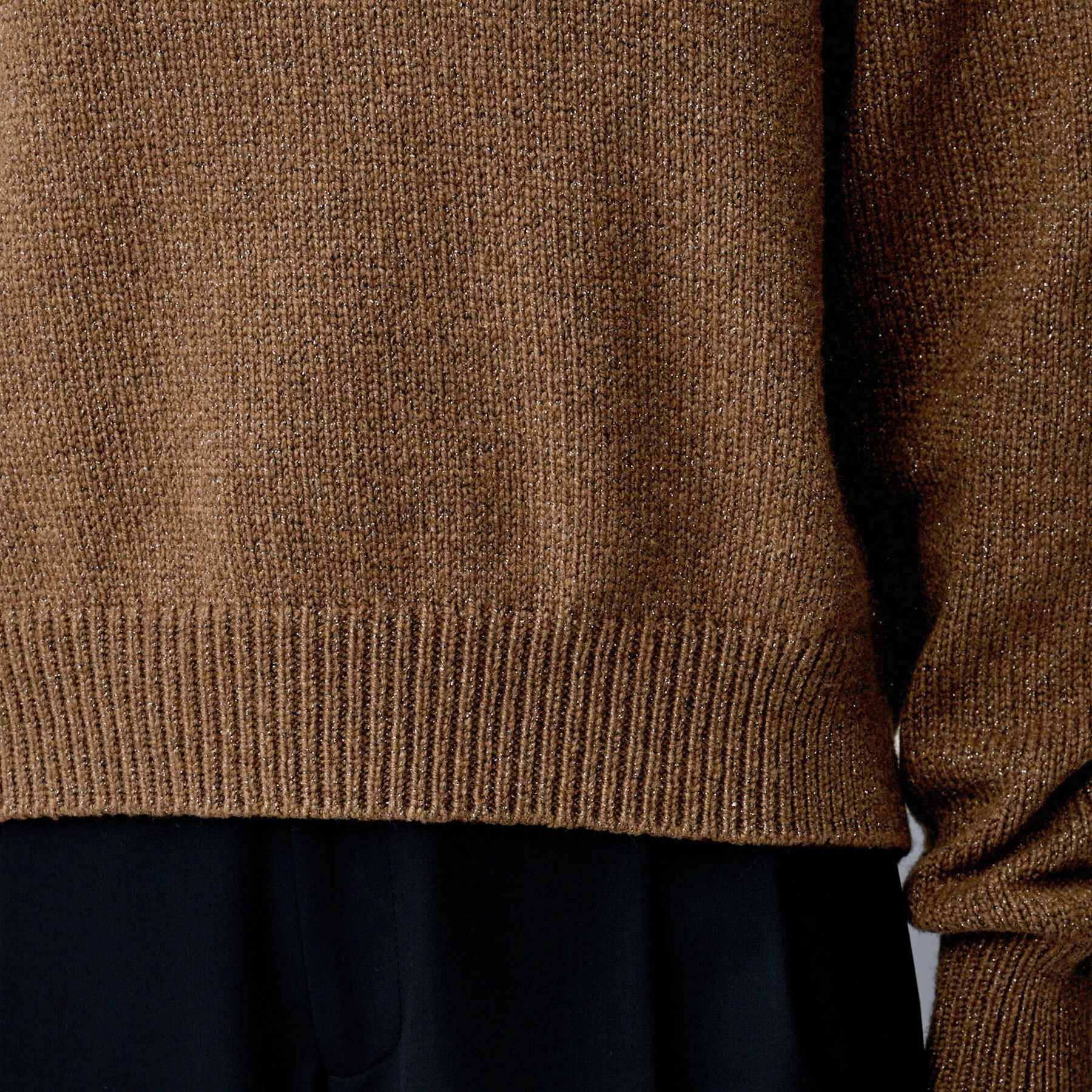 UNTITLED「【セットアップ可/ゆったり】ウール混ラメニット」|ニット・セーター|