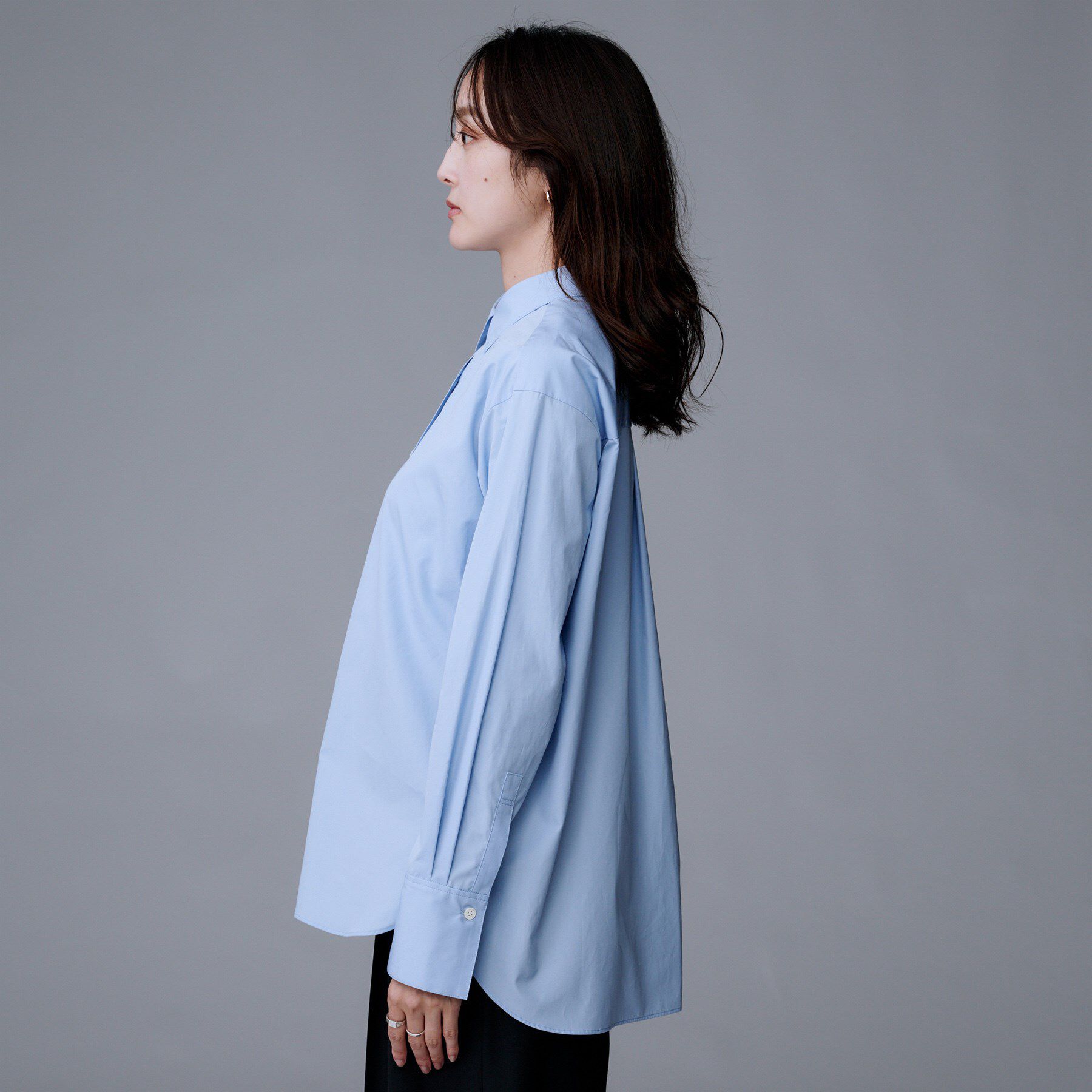 UNTITLED「【洗える/コットン100%】リッチベーシックシャツ」|シャツ・ブラウス|