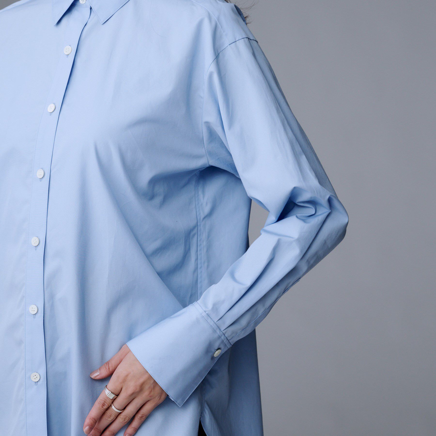 UNTITLED「【洗える/コットン100%】リッチベーシックシャツ」|シャツ・ブラウス|