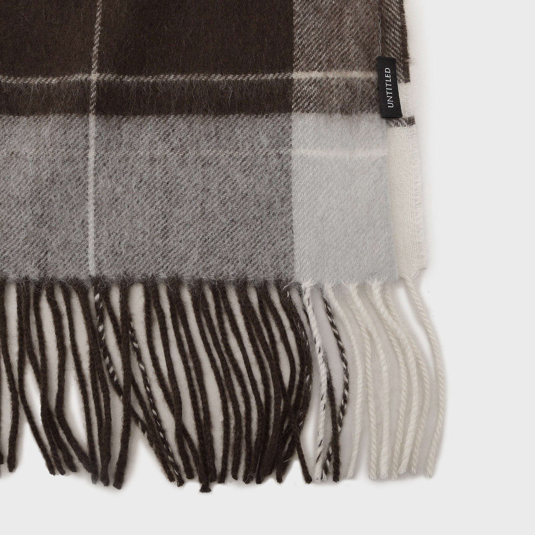 UNTITLED「【名品／定番人気】ウールチェックストール」|ストール|