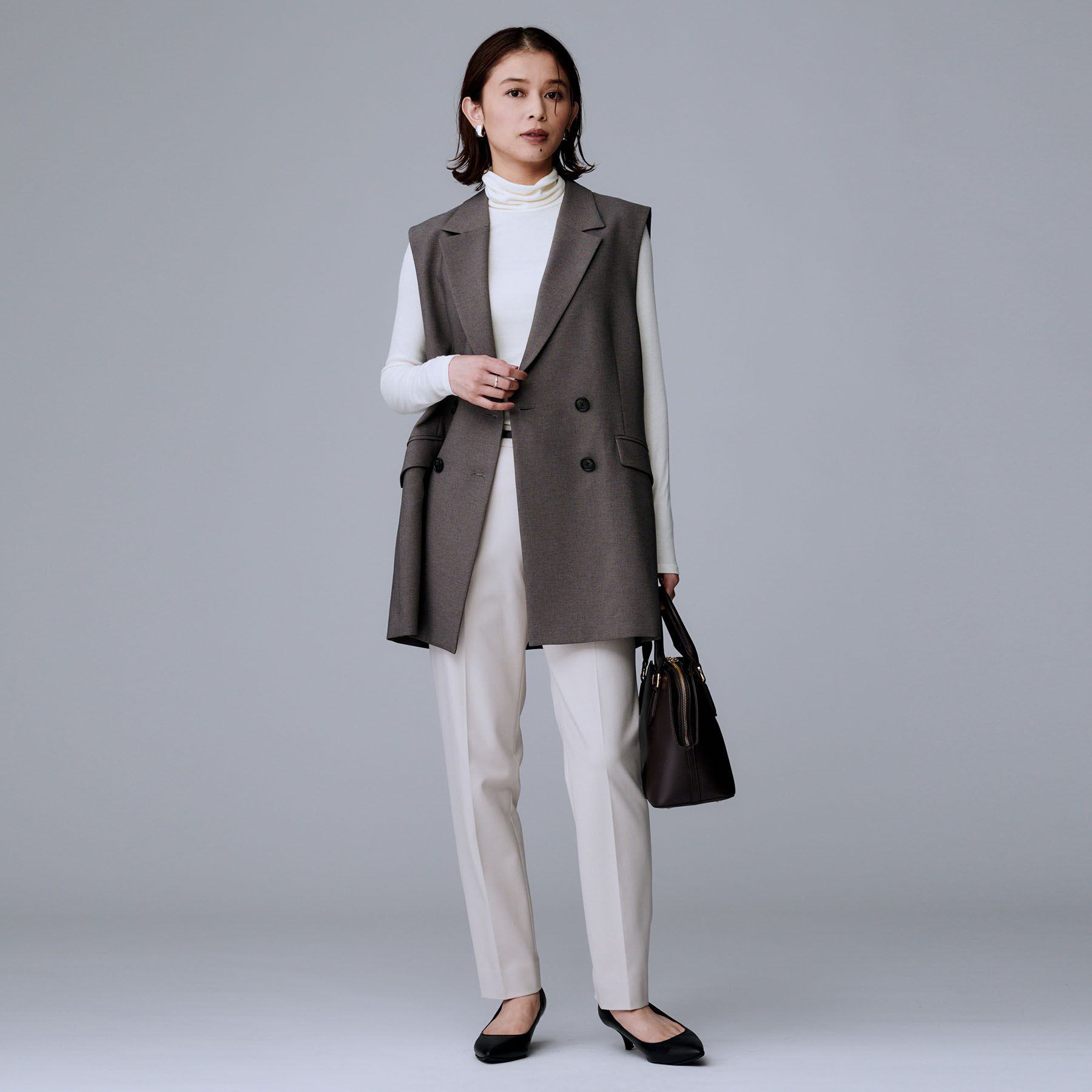 UNTITLED「【吸湿発熱/洗える】ハイネックインナー」|Tシャツ・カットソー|