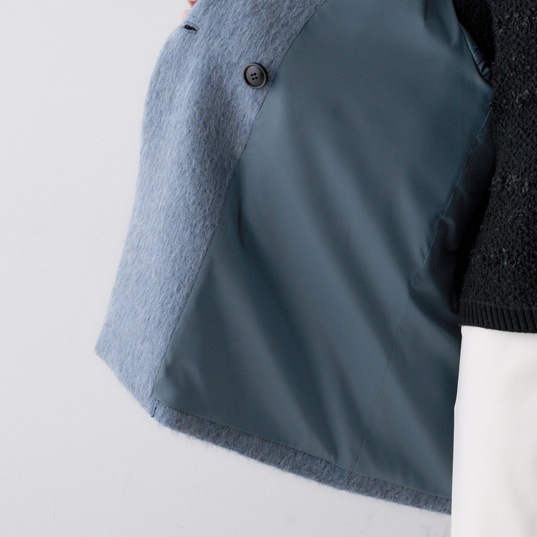 UNTITLED「【エレガントジャケット/アウター】イタリアンシャギーPコート」|ピーコート|