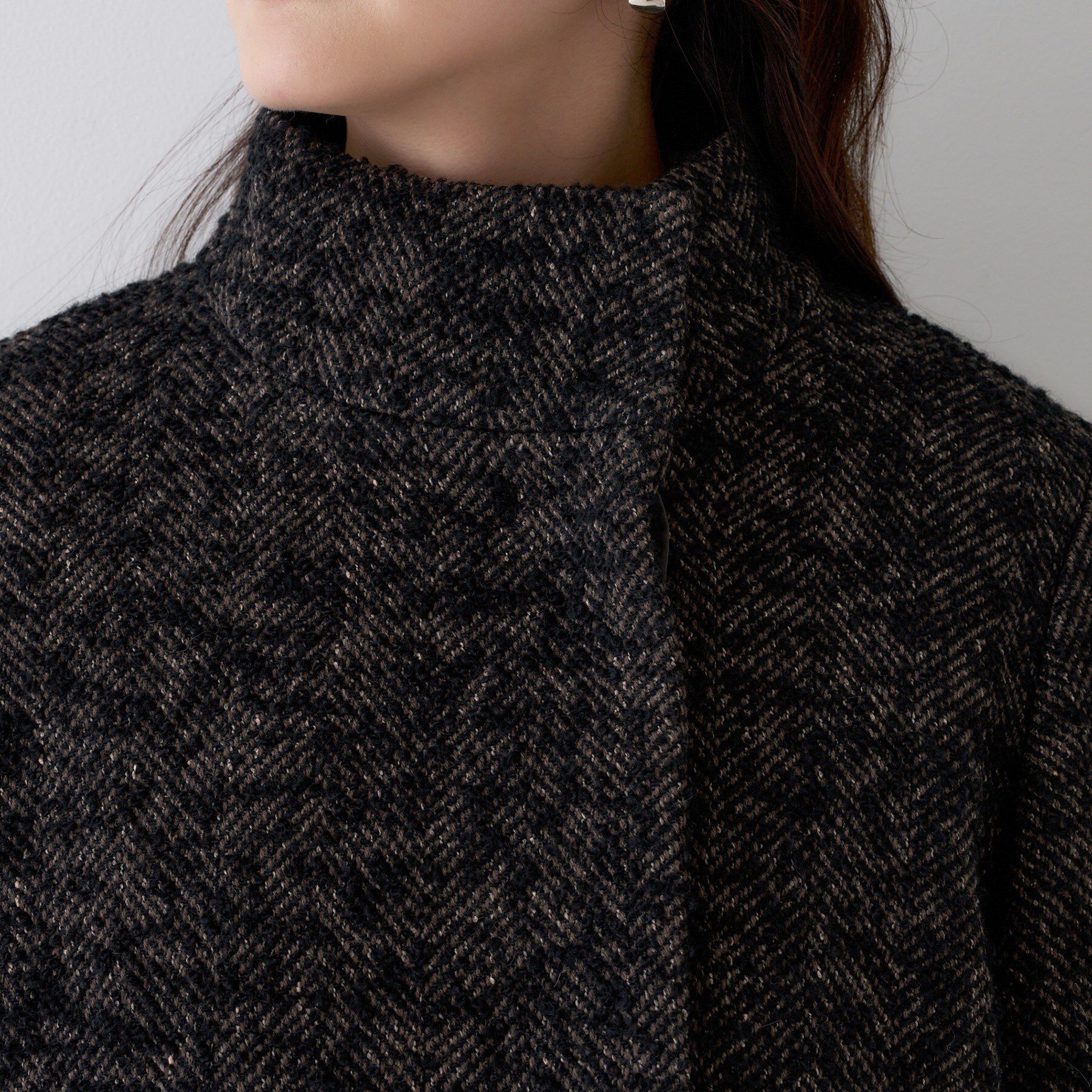 UNTITLED「【エレガント／ミディアウター】ミックスヘリンボンコート」|その他|