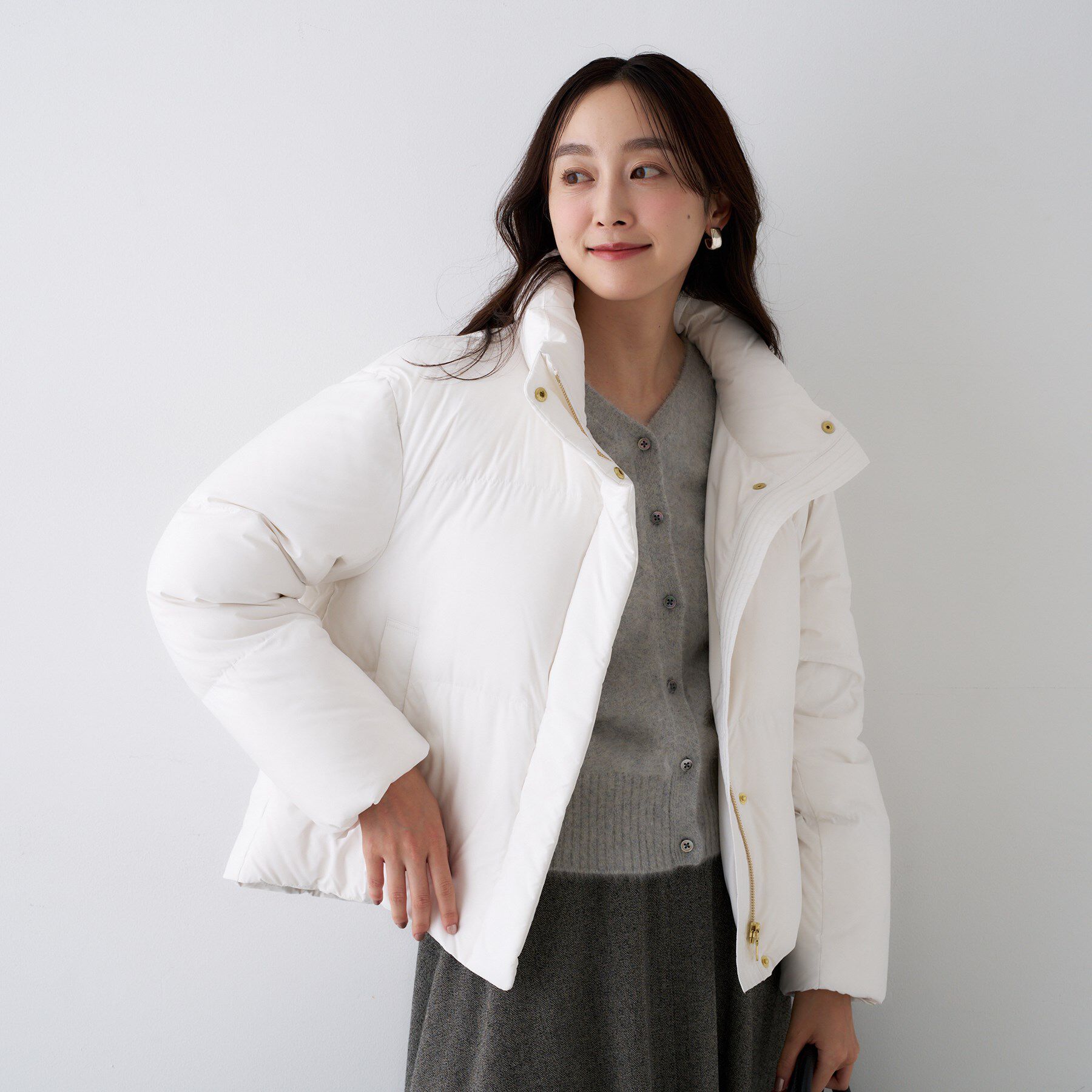 UNTITLED「【トレンド/撥水機能/防寒】ショートダウンコート」|ダウン|