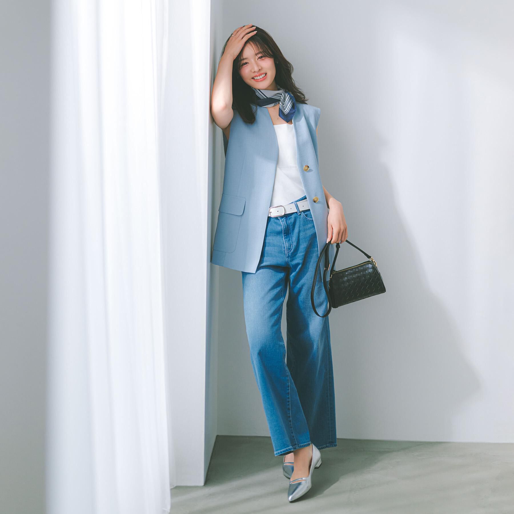 UNTITLED「【古畑星夏さん着用/人気デニム】MAKE&times;DENIM WIDE」|デニム|