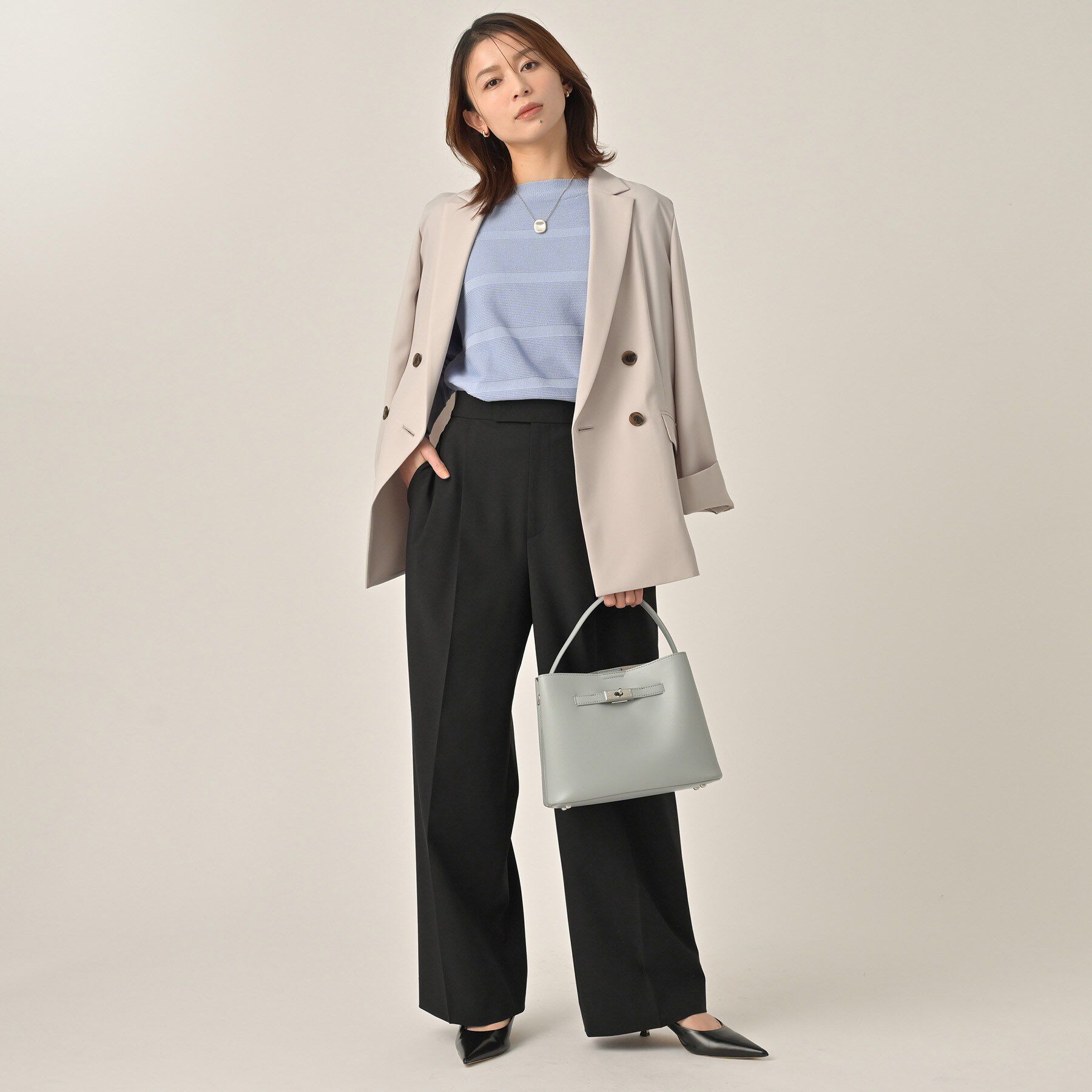 UNTITLED「【洗える/ワイド】ベーシックツータックパンツ」|その他|