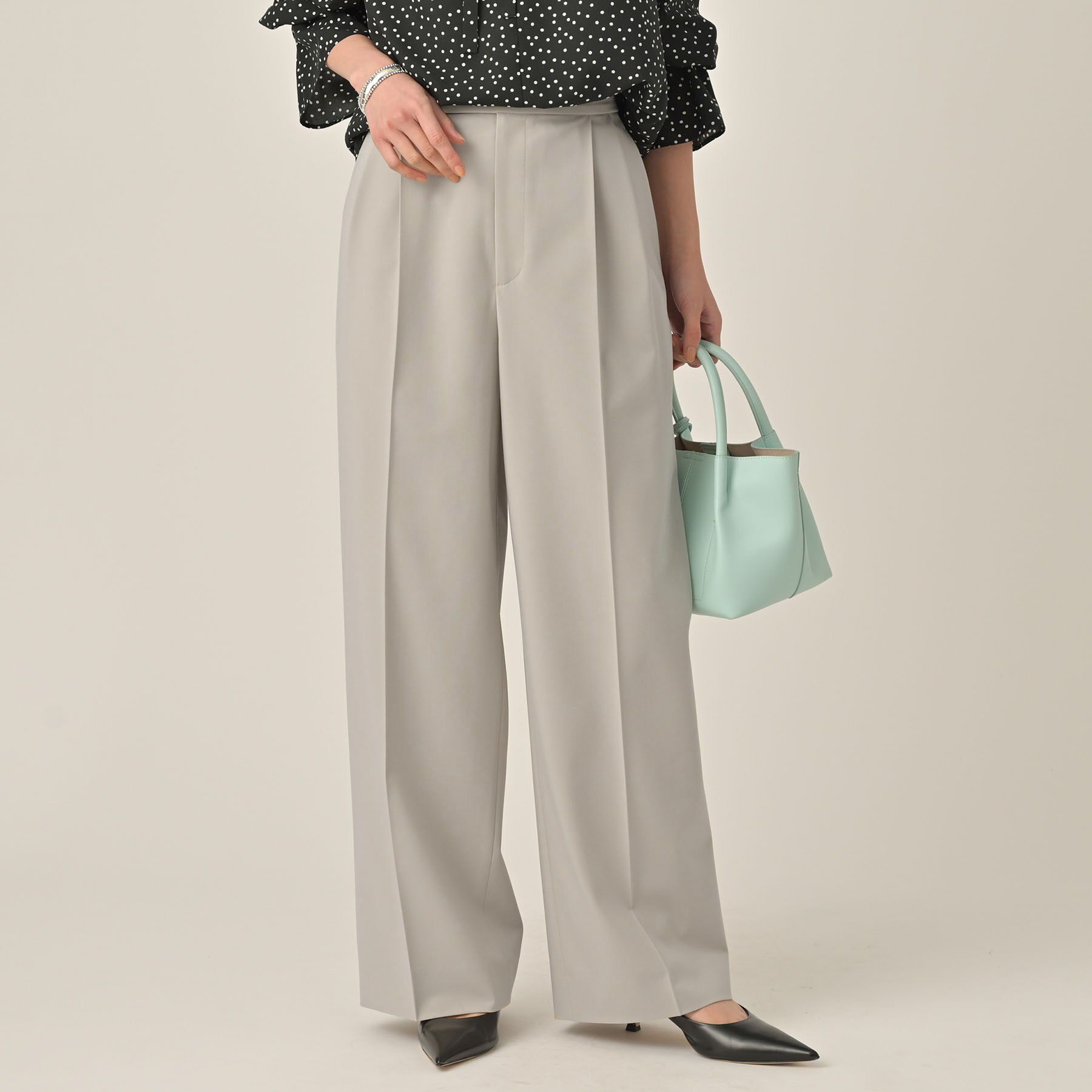 UNTITLED「【洗える/ワイド】ベーシックツータックパンツ」|その他|