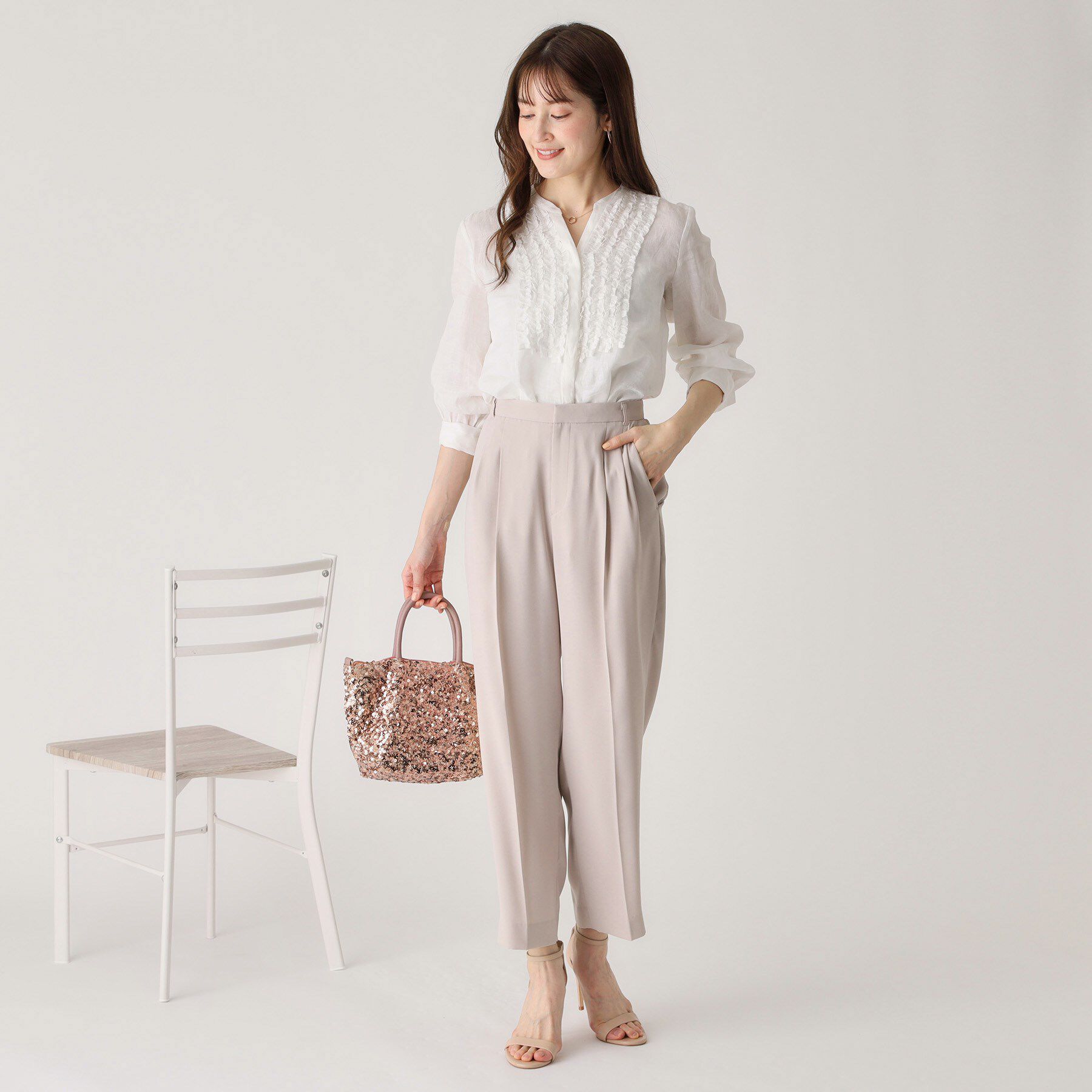 COUP DE CHANCE「【洗える／ウエストゴム】テーパードパンツ」|その他|