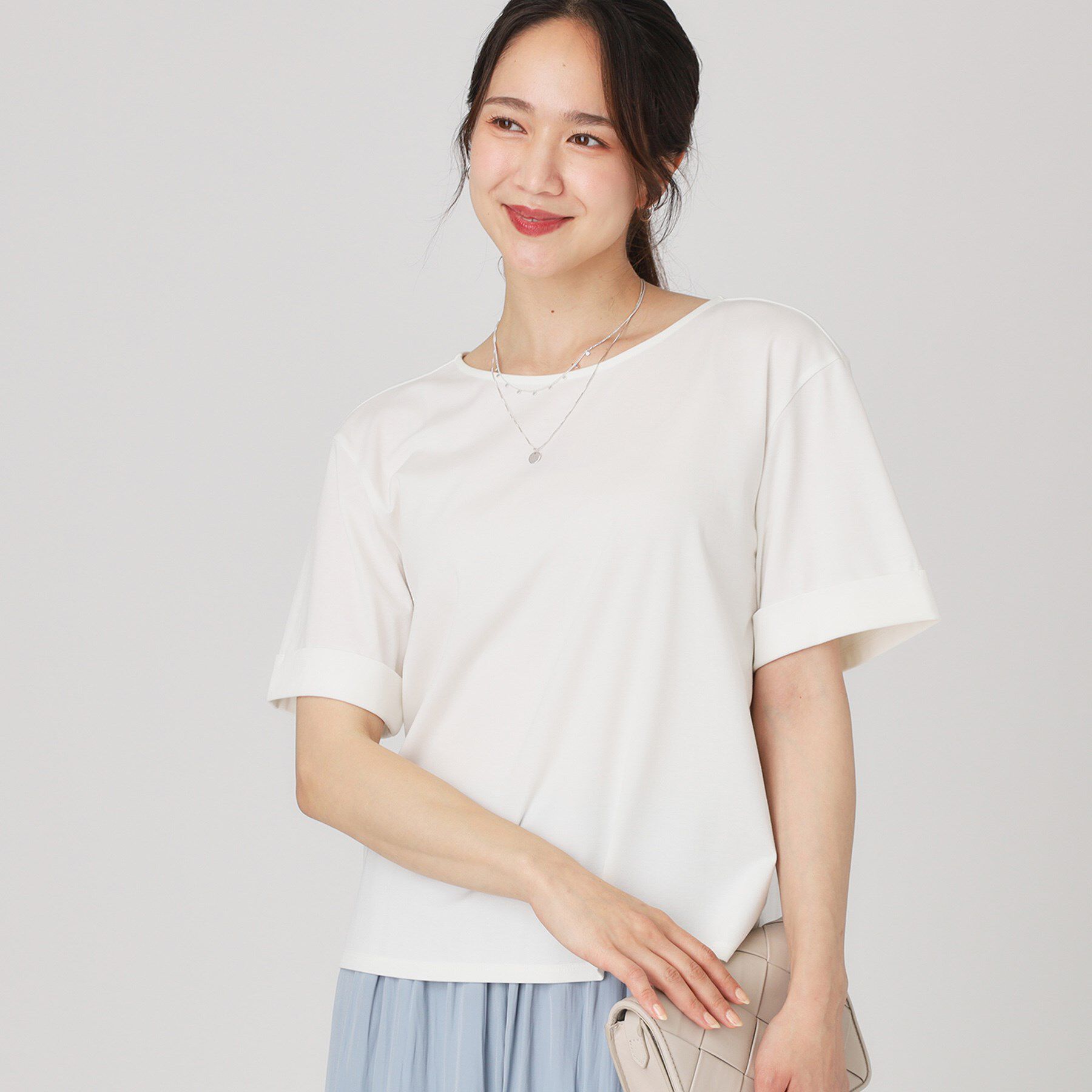 COUP DE CHANCE「【手洗い可】袖デザインのプルオーバー」|Tシャツ・カットソー|