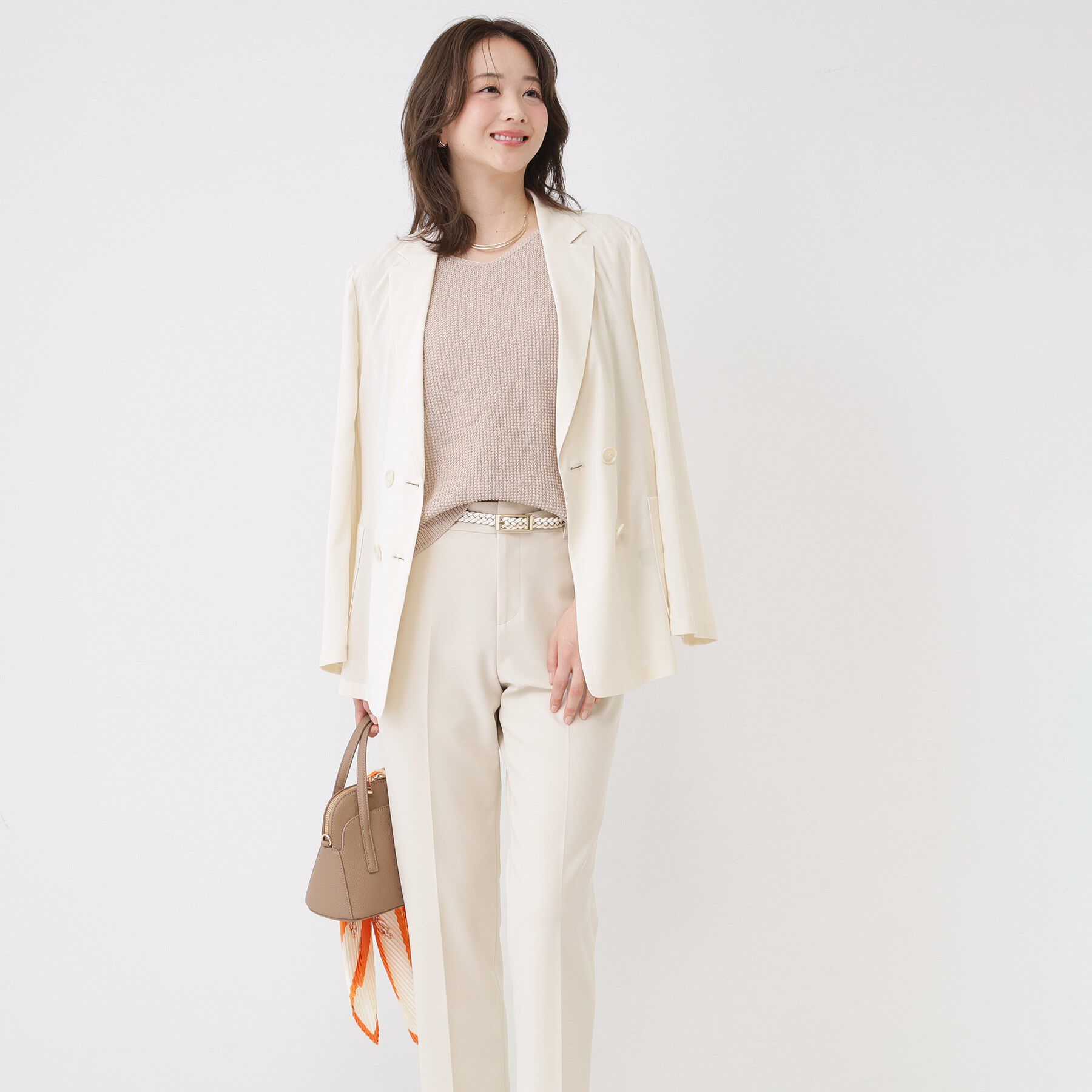 COUP DE CHANCE「【手洗い可】センタープレス入テーパードパンツ」|その他|