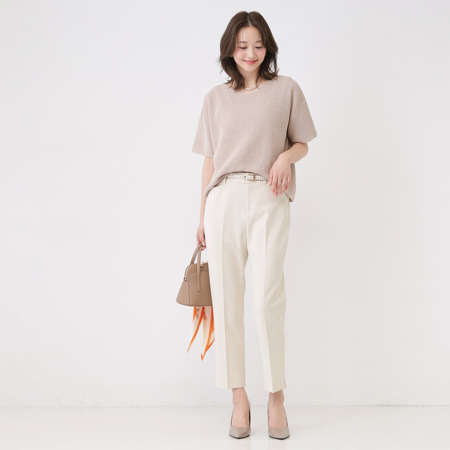 COUP DE CHANCE「【手洗い可】センタープレス入テーパードパンツ」|その他|