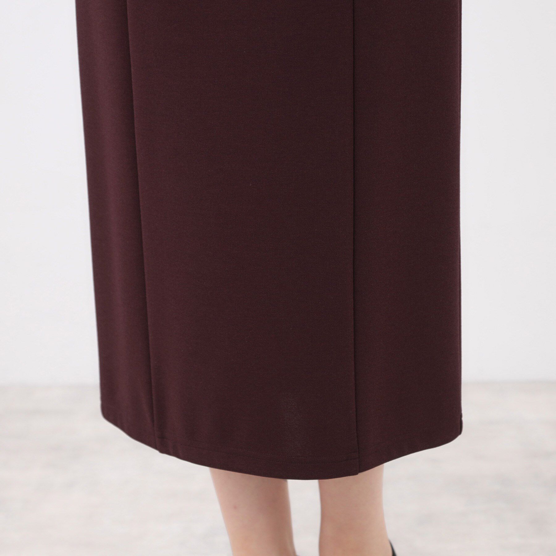 Reflect「【すっきり見え／ウエスト総ゴム】ジャージナロースカート」|スカート|