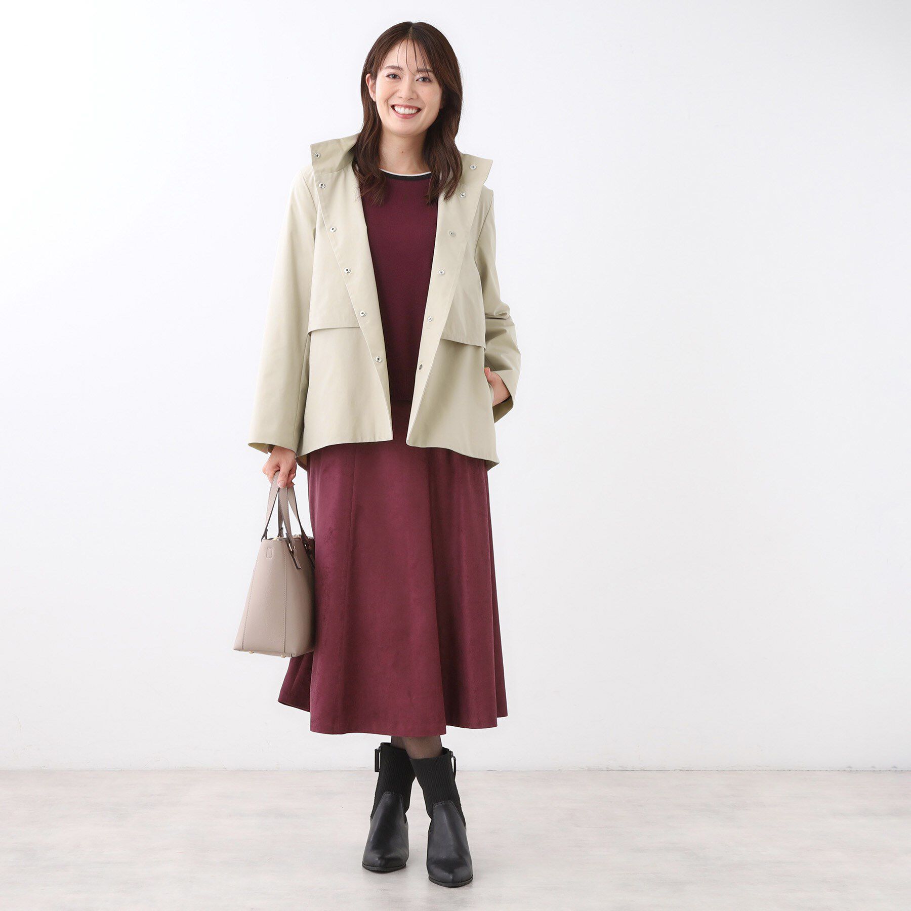 Reflect「【すっきり見え／フード取り外し可／通勤におすすめ◎】ライティアウター」|ブルゾン・スタジャン|