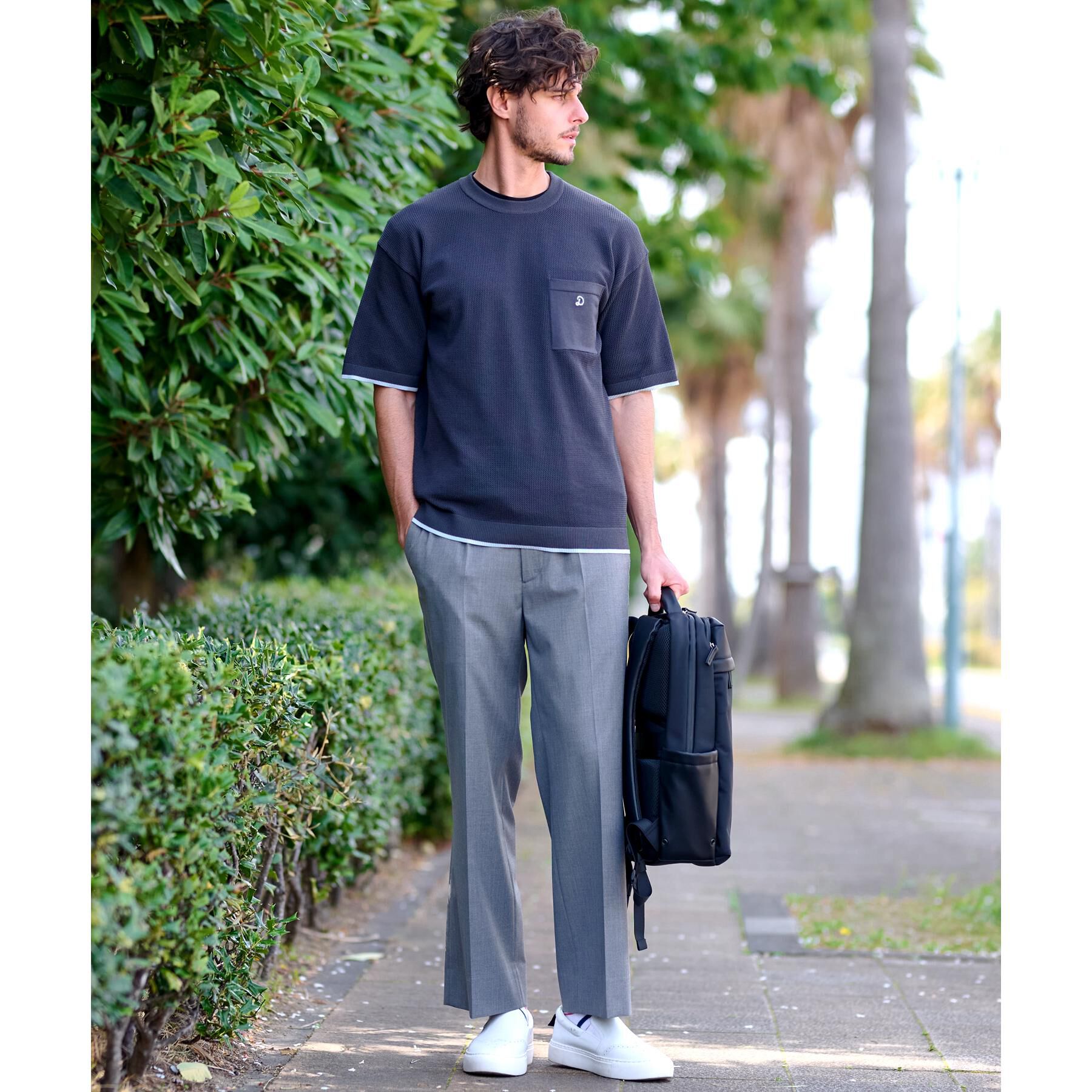 DRESSTERIOR「ウールブレンド イージーワイドパンツ」|その他|