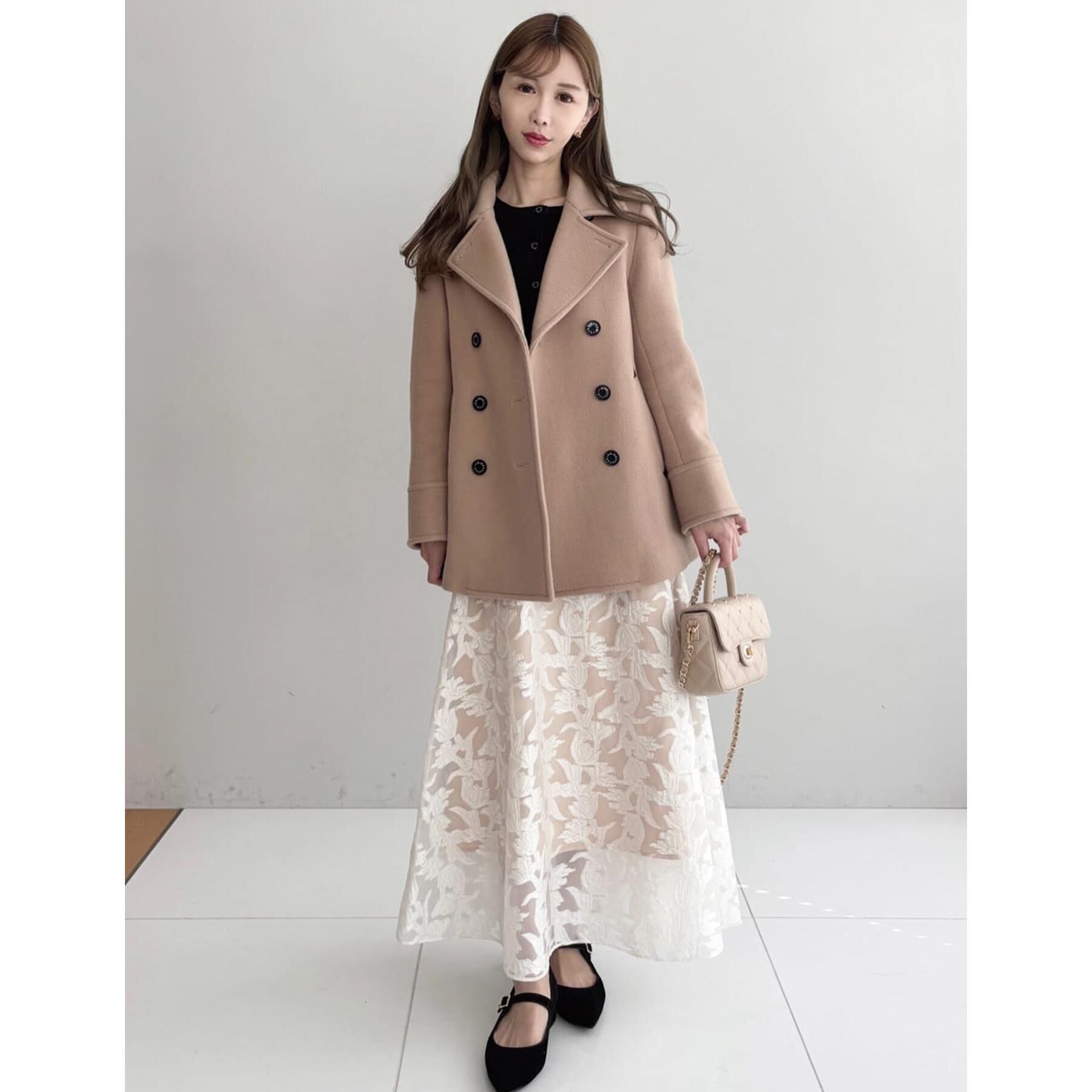 DRESSTERIOR「【きれいめ/裏地取り外し可】シアージャカードスカート」|スカート|