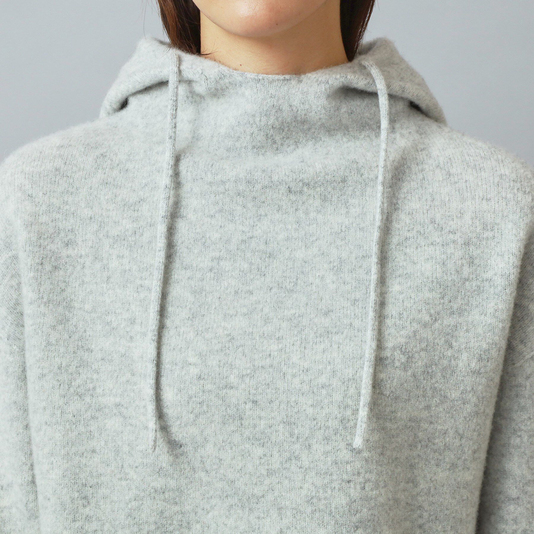 DRESSTERIOR「カシミヤブレンドフードニット」|ニット・セーター|