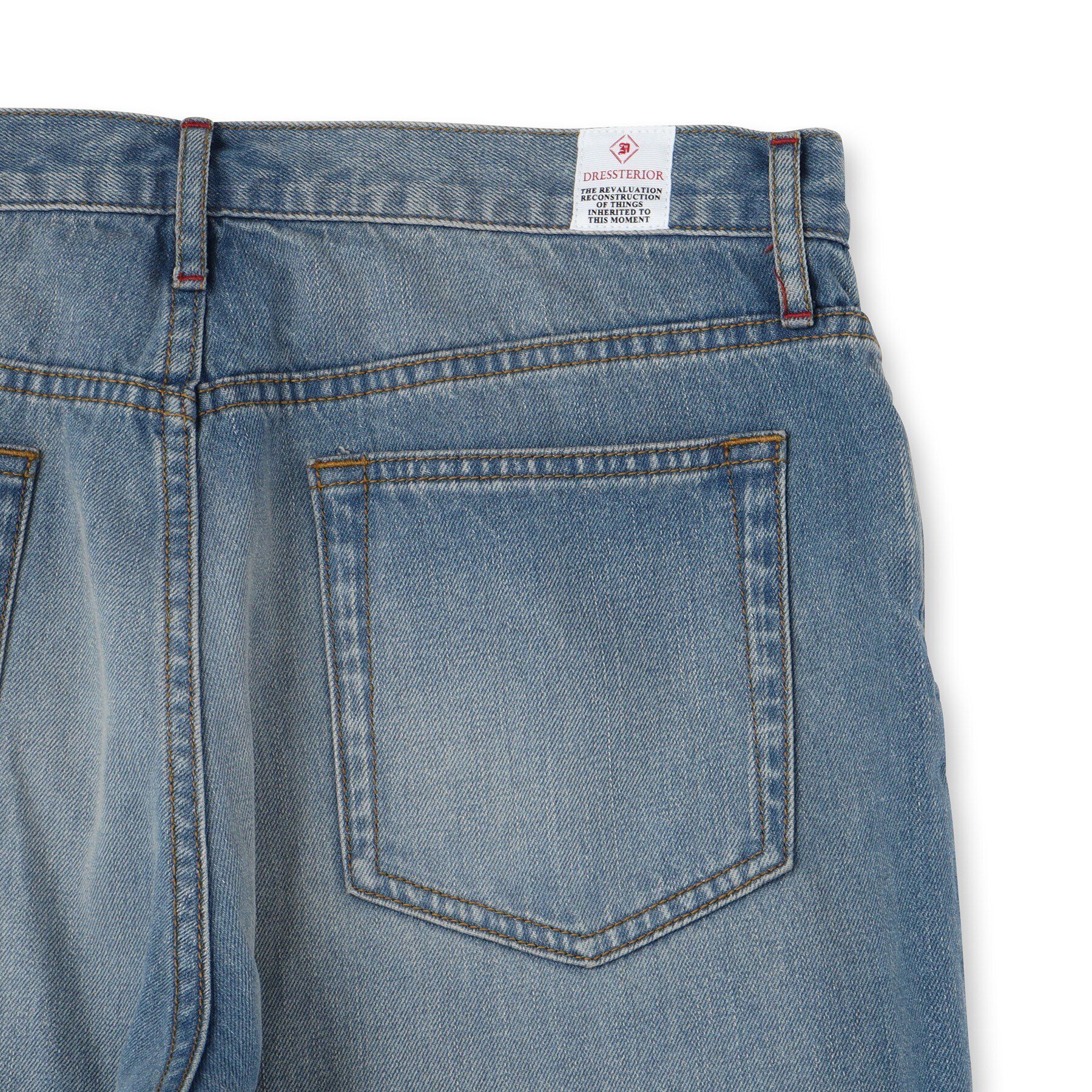 DRESSTERIOR「【Safari5月号掲載】10．6oz コンフォートワイドデニムパンツ」|デニム|