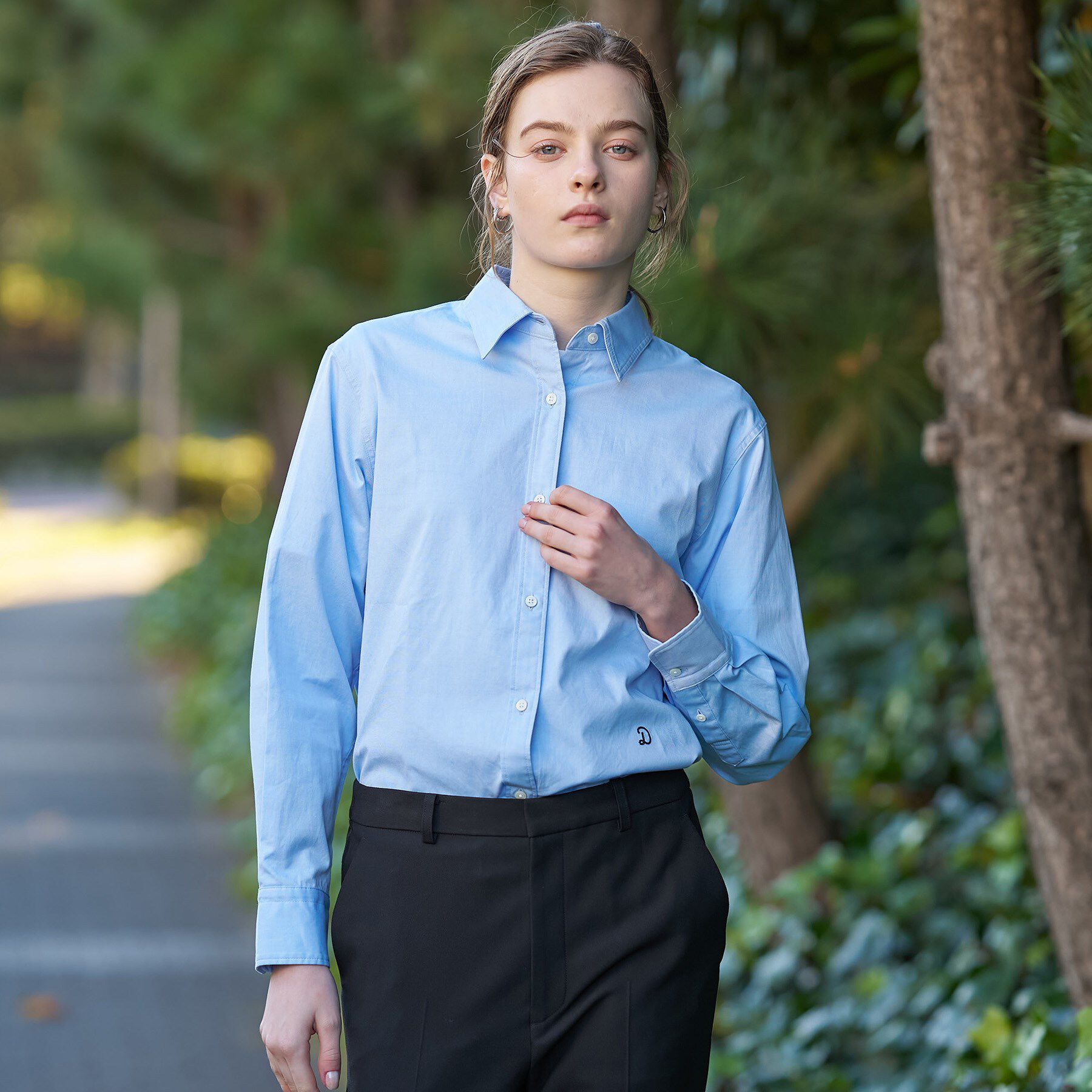 DRESSTERIOR「【春カラー/通勤/ウォッシャブル】オックスフォードシャツ」|シャツ・ブラウス|