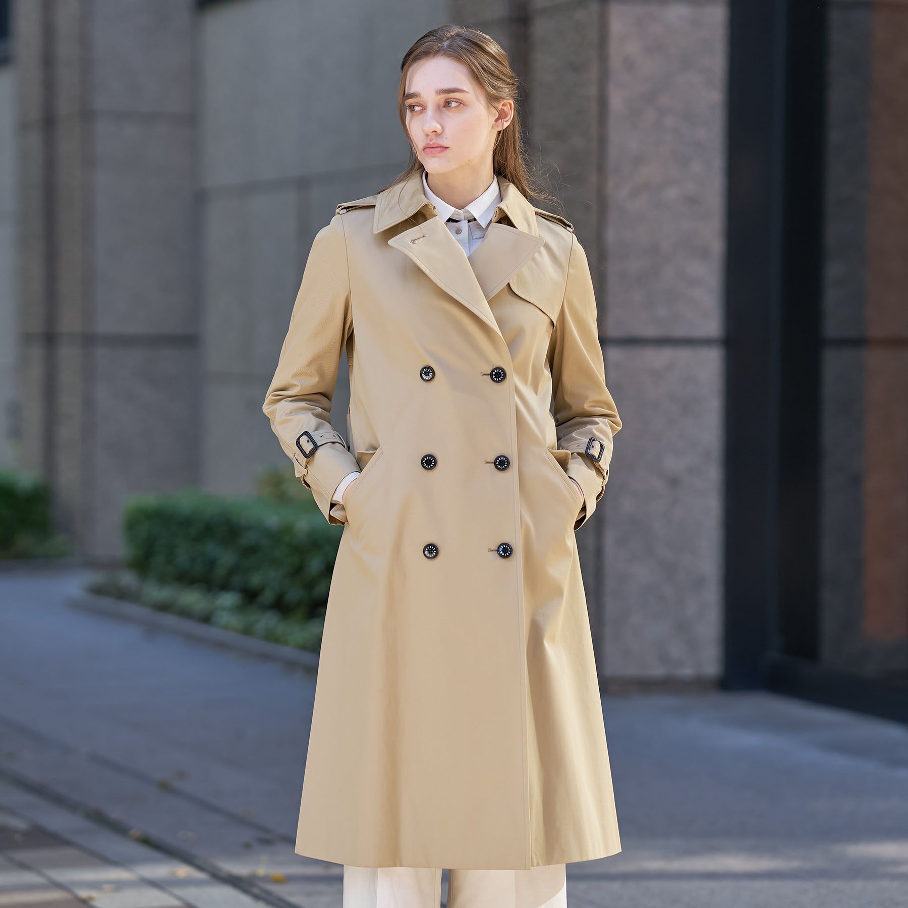 DRESSTERIOR「【撥水/透湿素材】コットンギャバジントレンチコート」|トレンチコート|