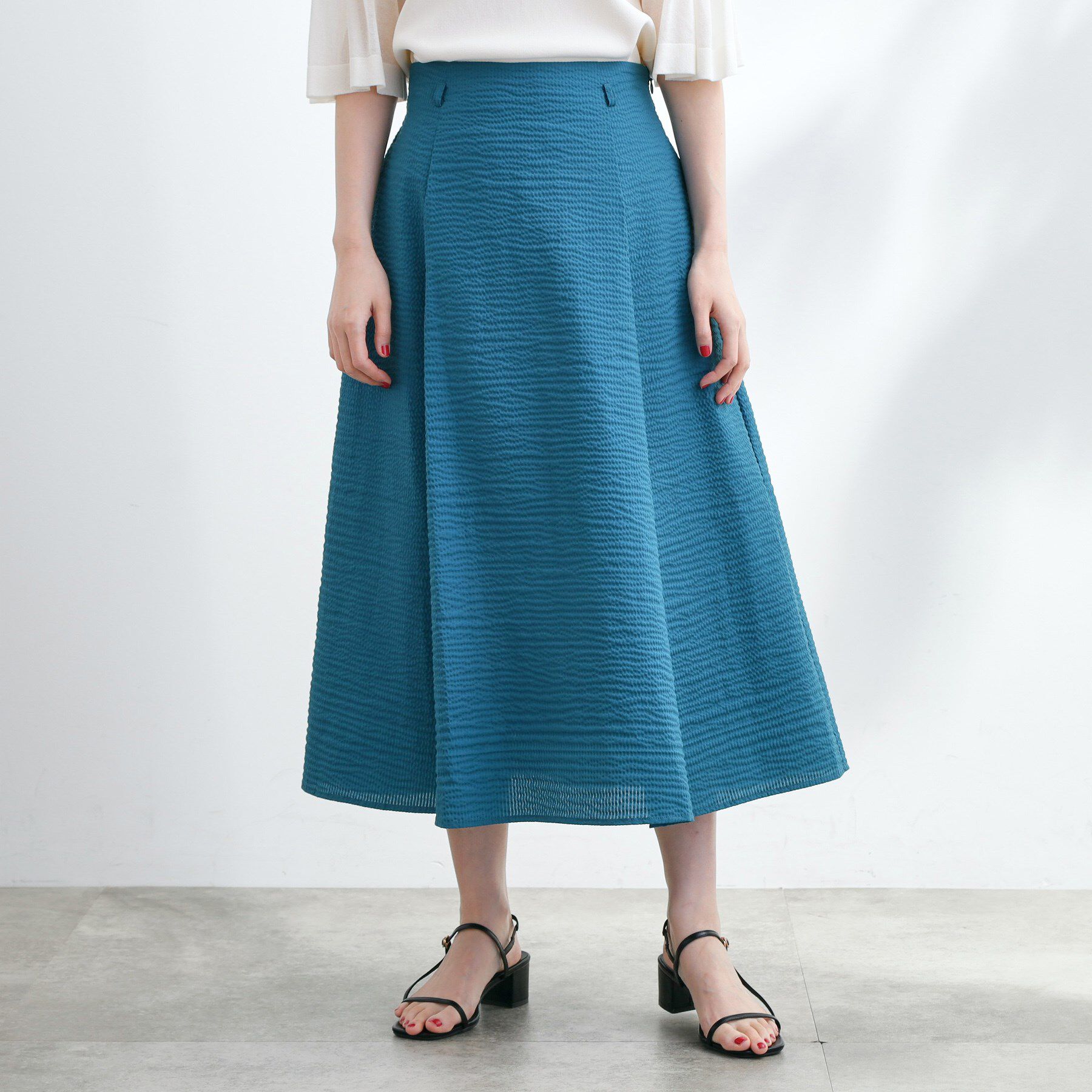 grove「コードリボンタックAラインスカート」|スカート|