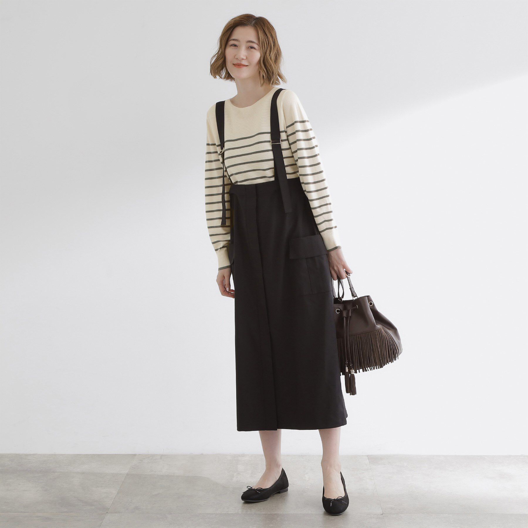 grove「【最終お値下げ！】ガーターボートネックプルオーバー【洗える/毛玉軽減】」|ニット・セーター|