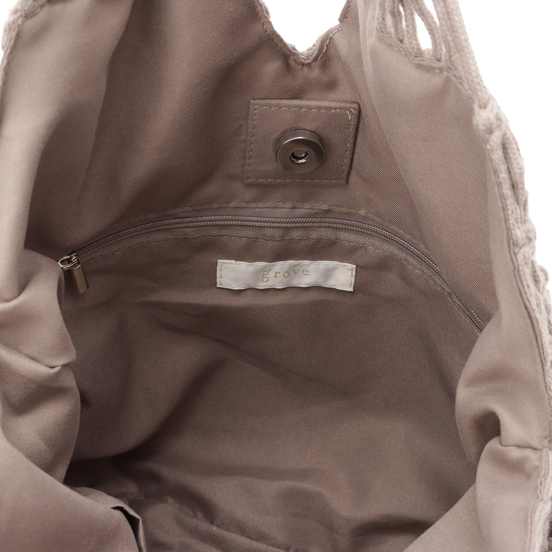 grove「マクラメトート」|トートバッグ|