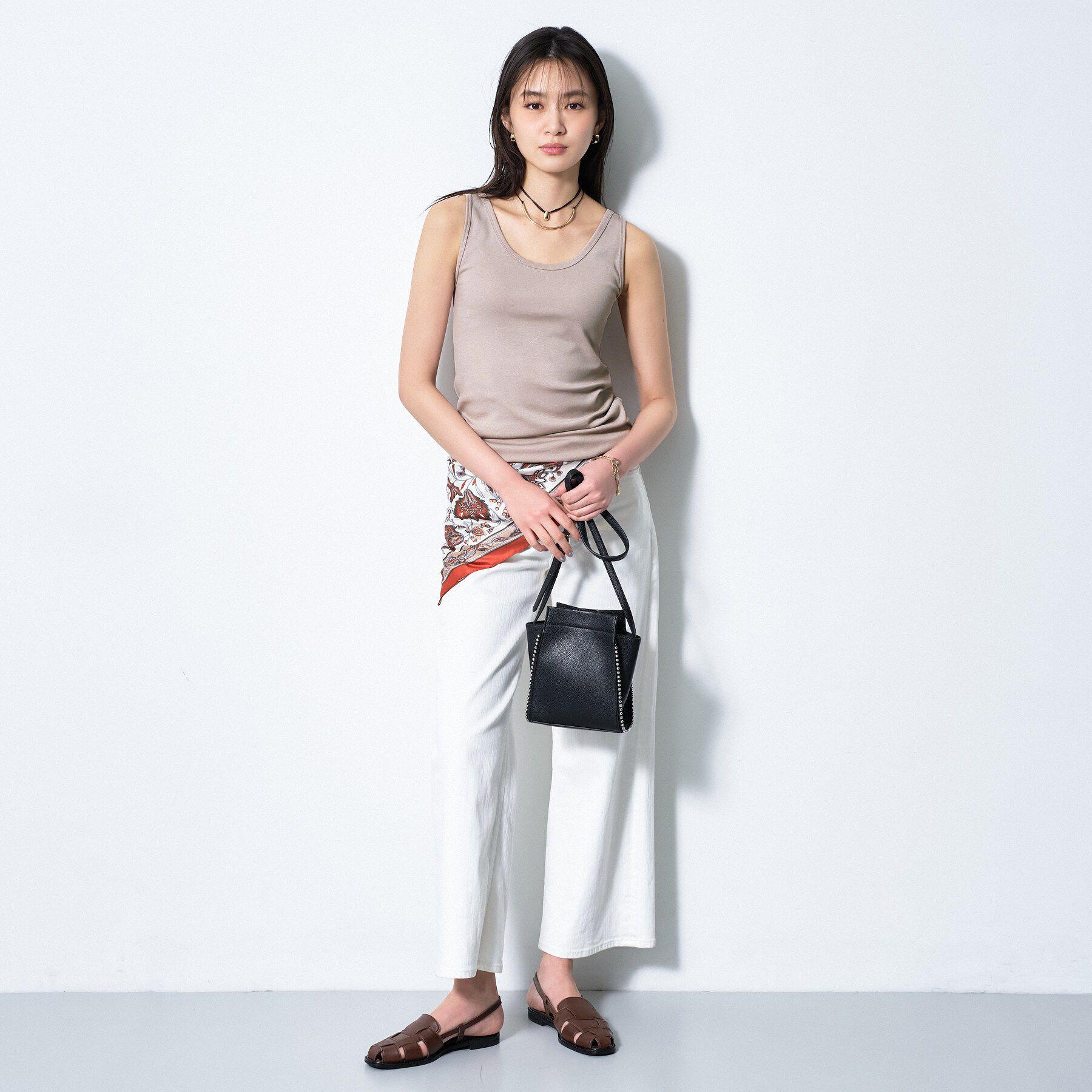 INDIVI「【洗える／前後2WAY】インナータンクトップ」|キャミソール|