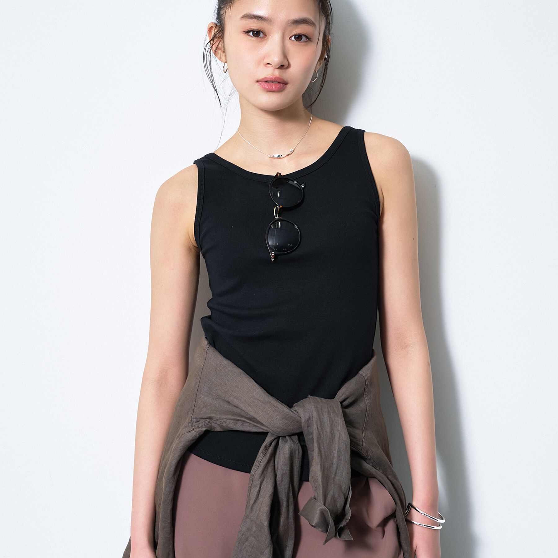 INDIVI「【洗える／前後2WAY】インナータンクトップ」|キャミソール|