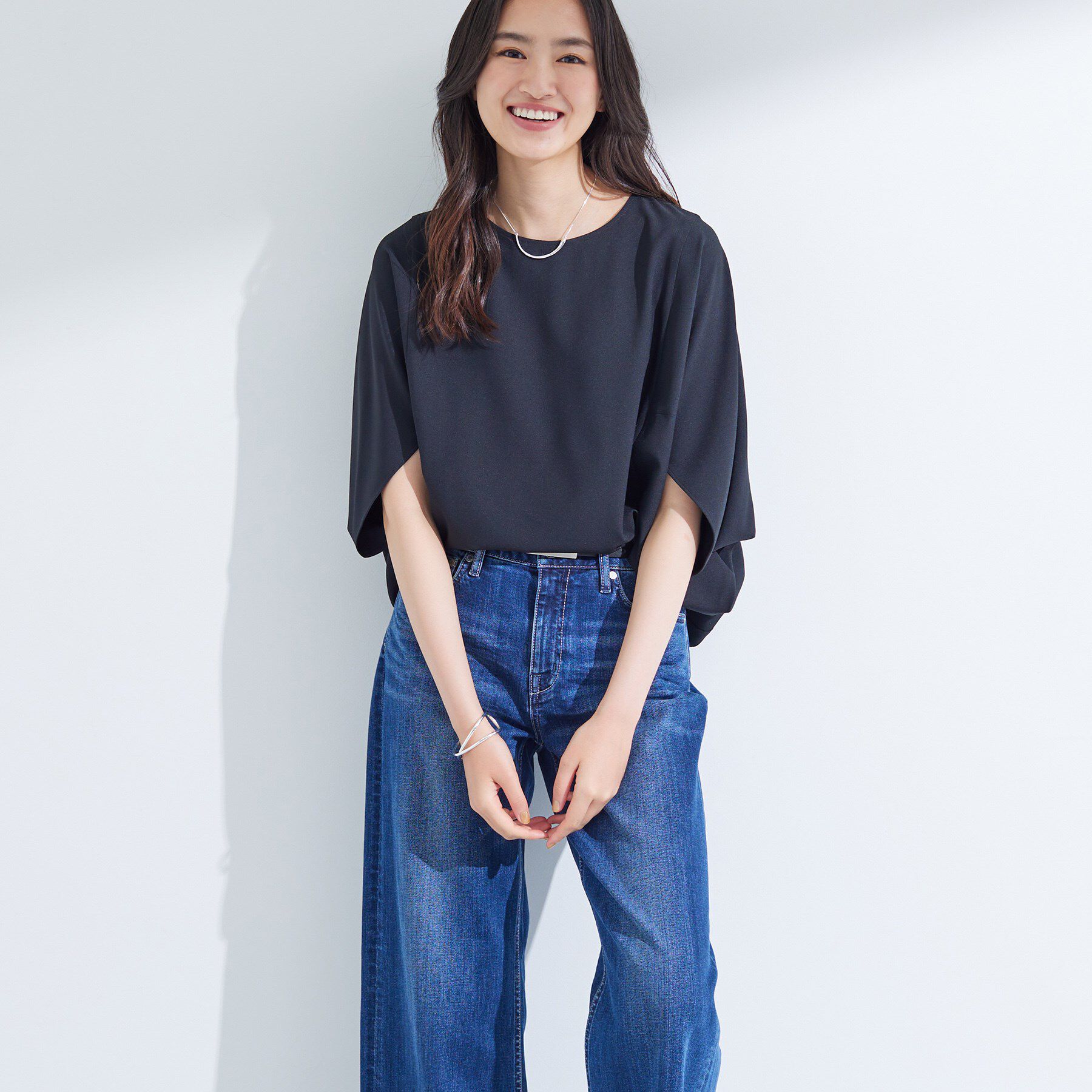 INDIVI「プレートバックルベルト」|ベルト|