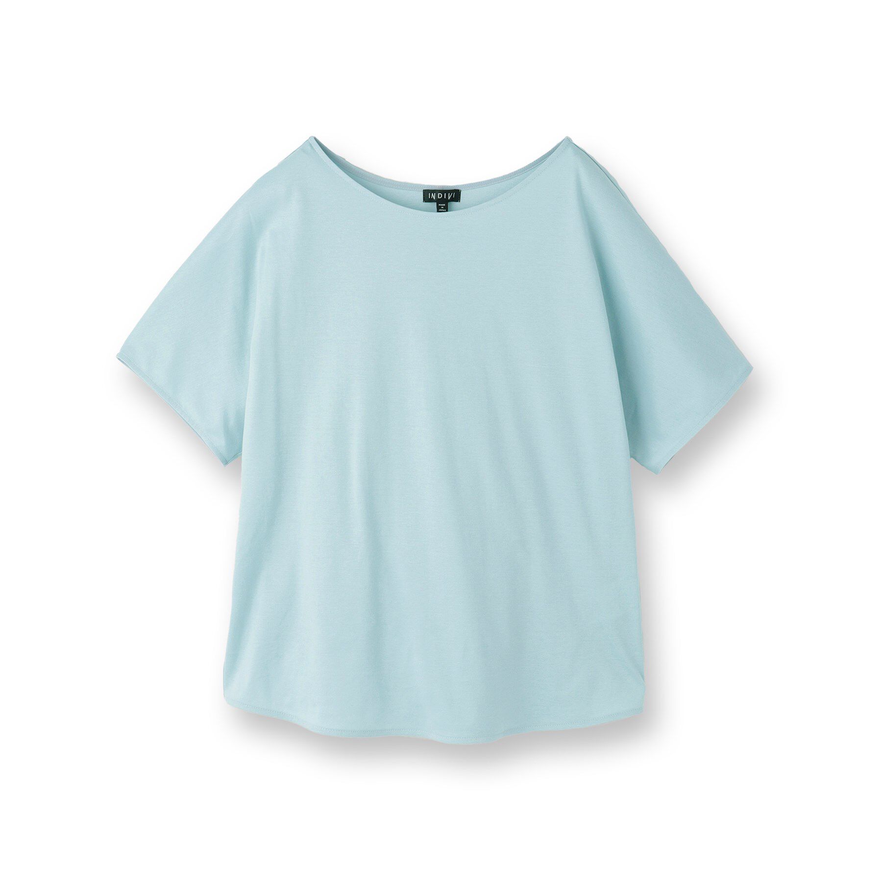 INDIVI「【インナーとしても活躍！】シンプルTシャツ」|Tシャツ・カットソー|