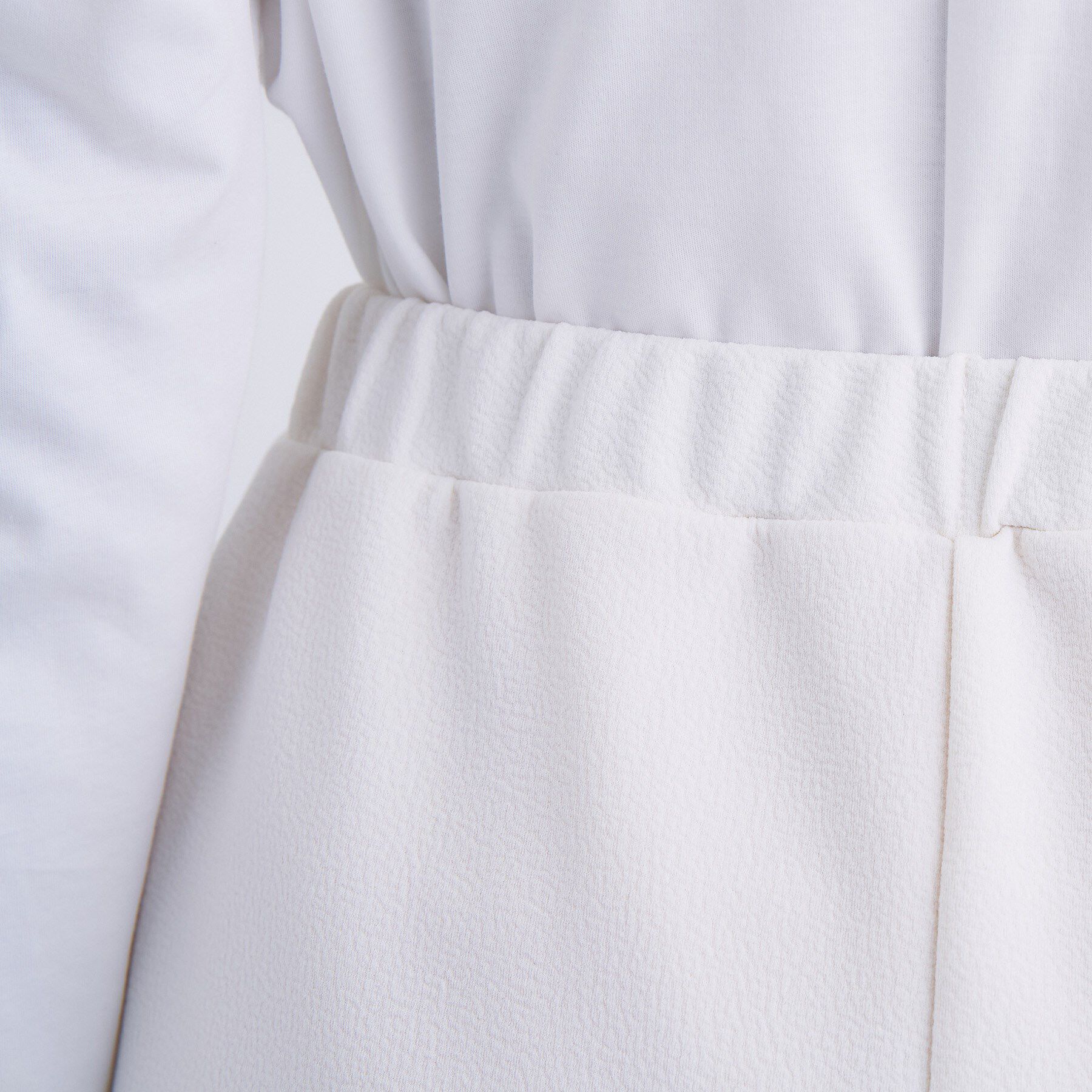 INDIVI「【SETUP可能／Iライン】ダンボールジャージスカート」|スカート|