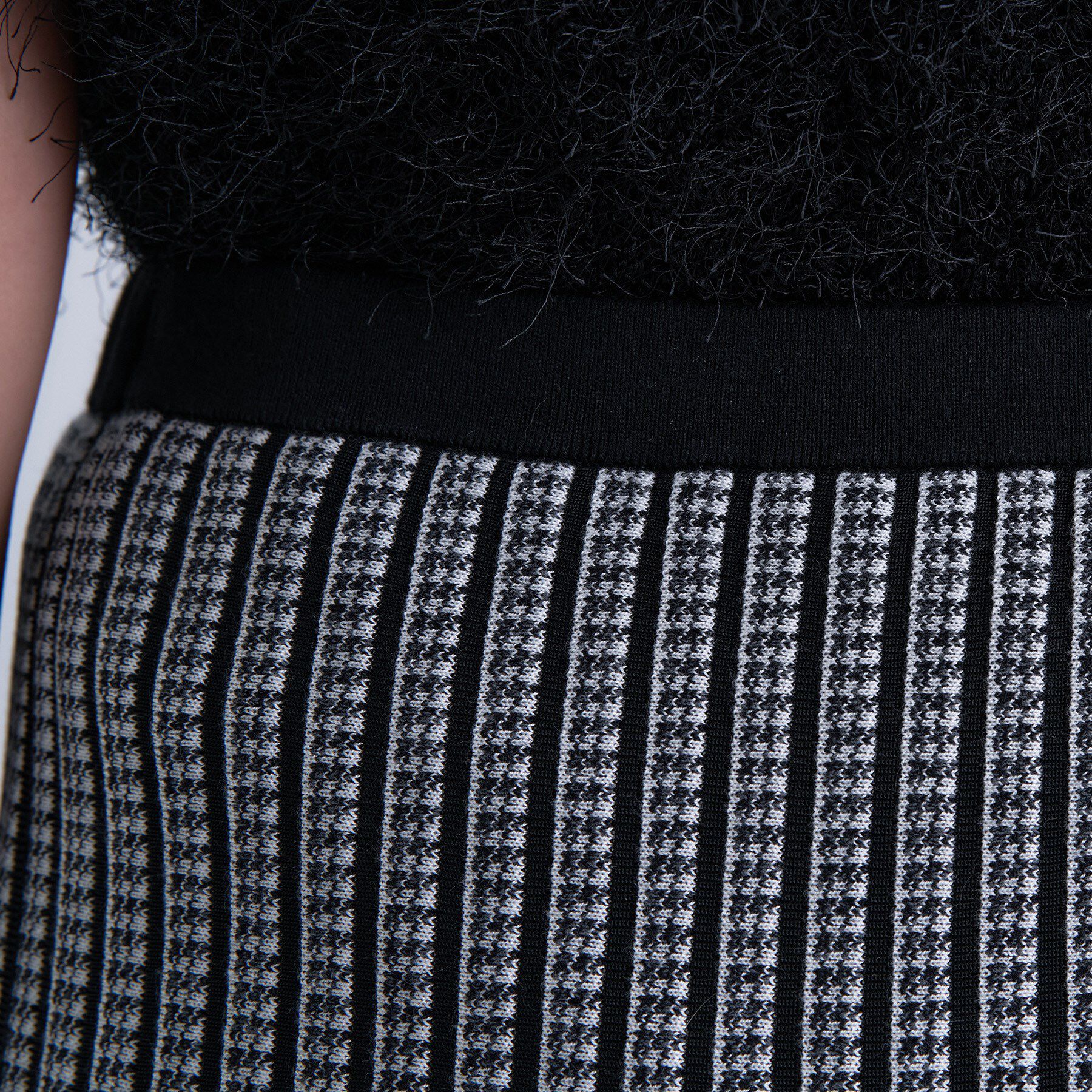 INDIVI「【洗える／SETUP可能】ジャカードニット プリーツスカート」|スカート|