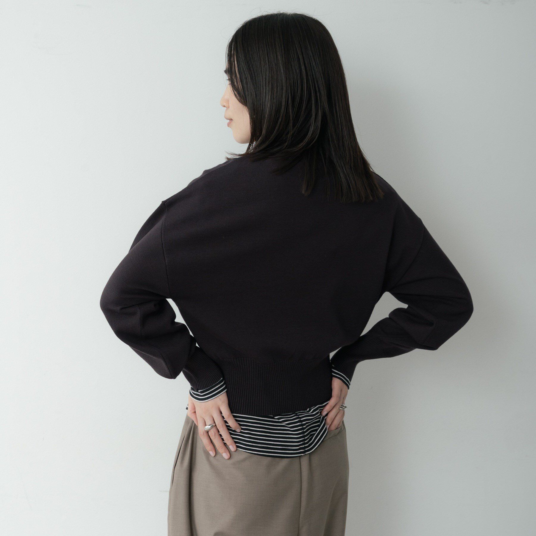 GALLEST「Timeless｜フォルムロゴニット」|ニット・セーター|