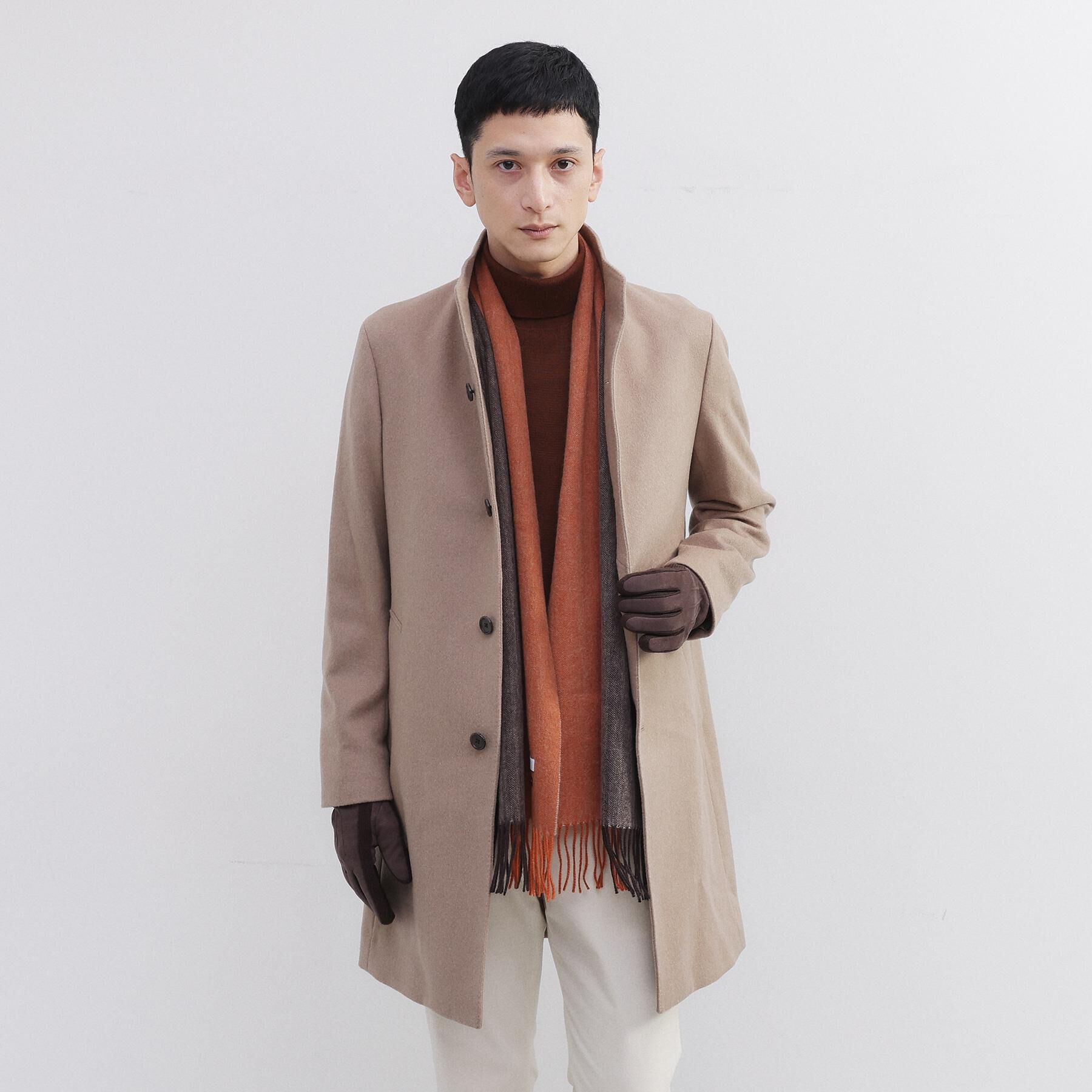 TAKEO KIKUCHI「【ウールカシミヤブレンド】ビーバー調 スタンドカラー コート」|その他|