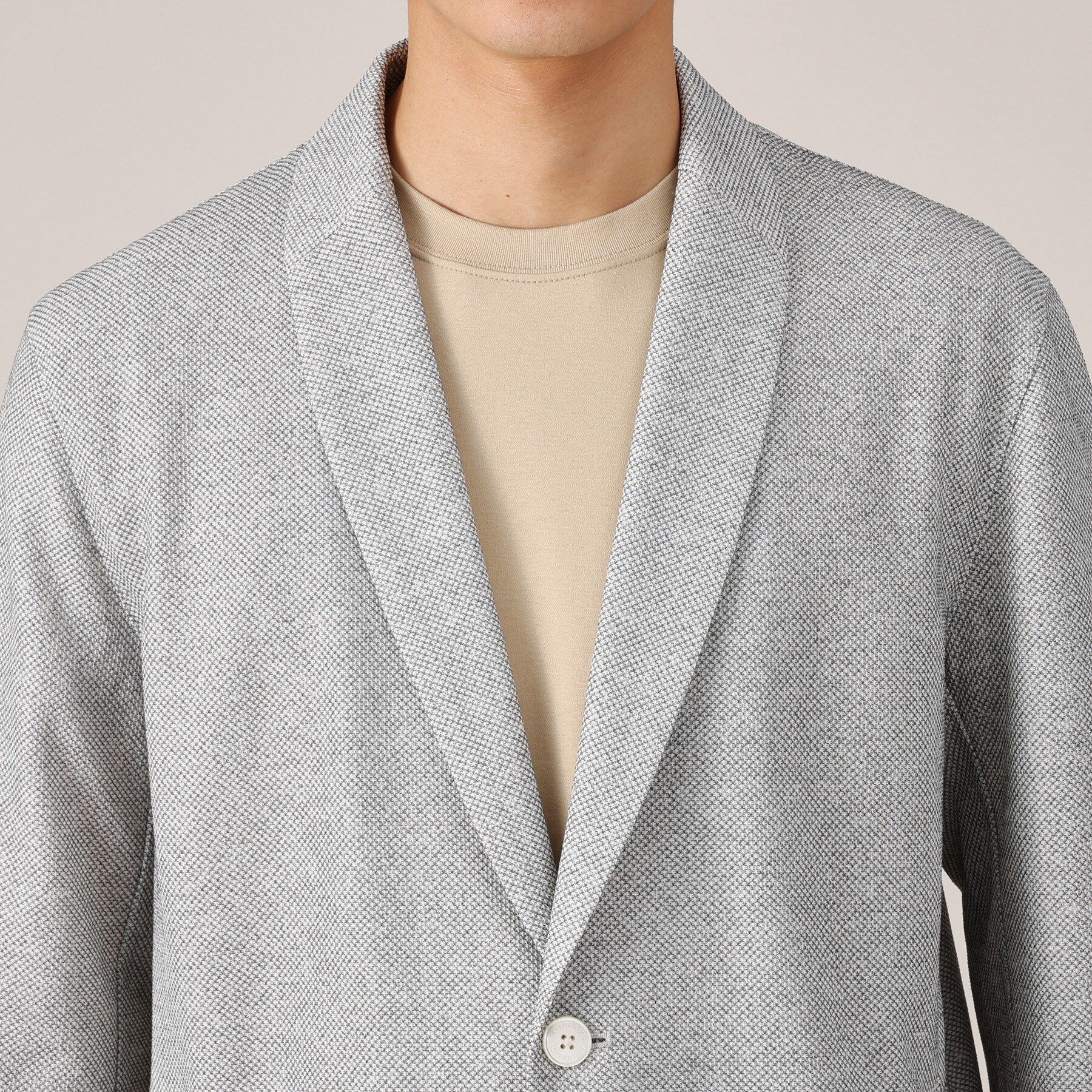 TAKEO KIKUCHI「【抗菌防臭】尾州リネンブレンド ドビーメッシュ カーディガン」|カーディガン|