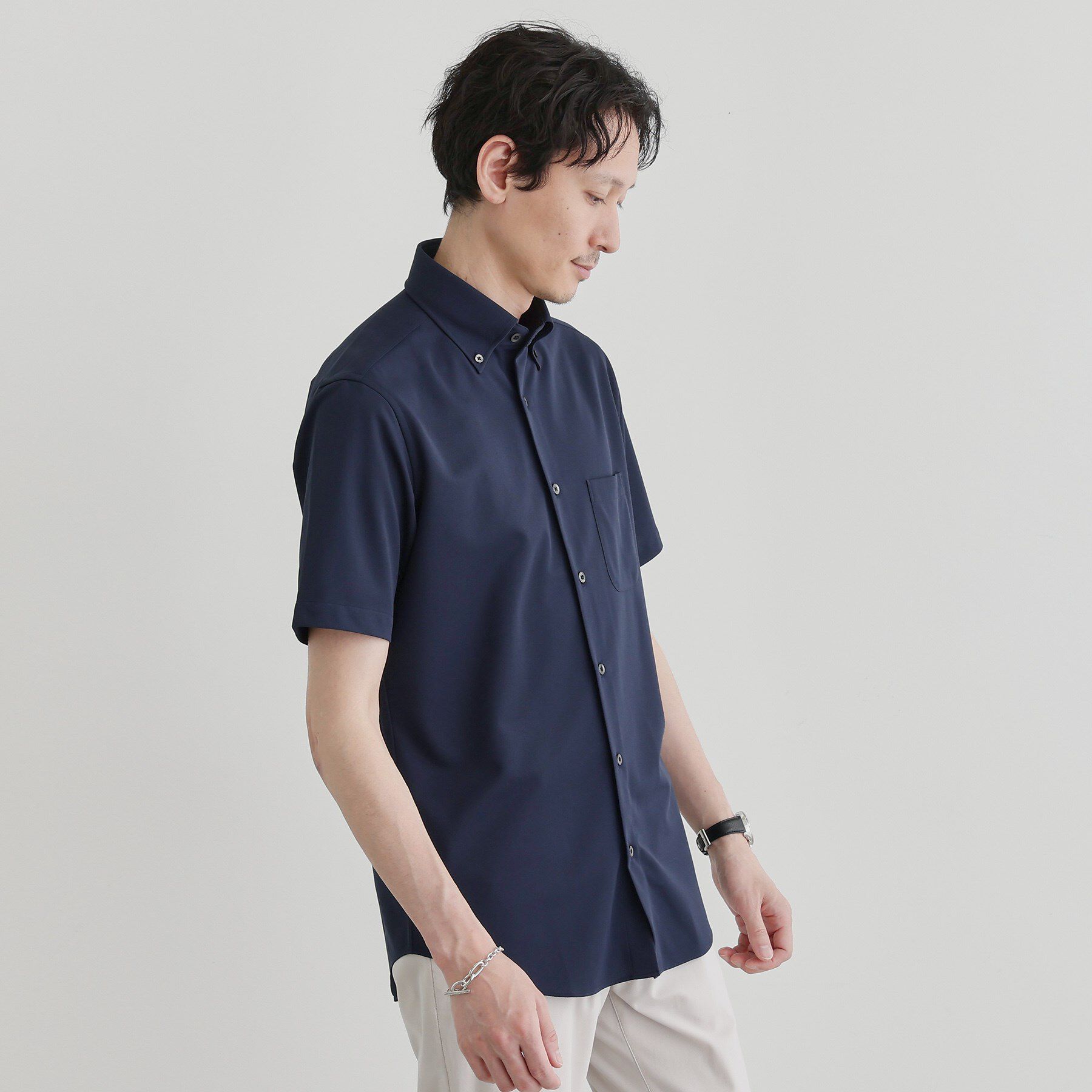 TAKEO KIKUCHI「ユーティリティ ピンヘッド 半袖シャツ」|シャツ・ブラウス|