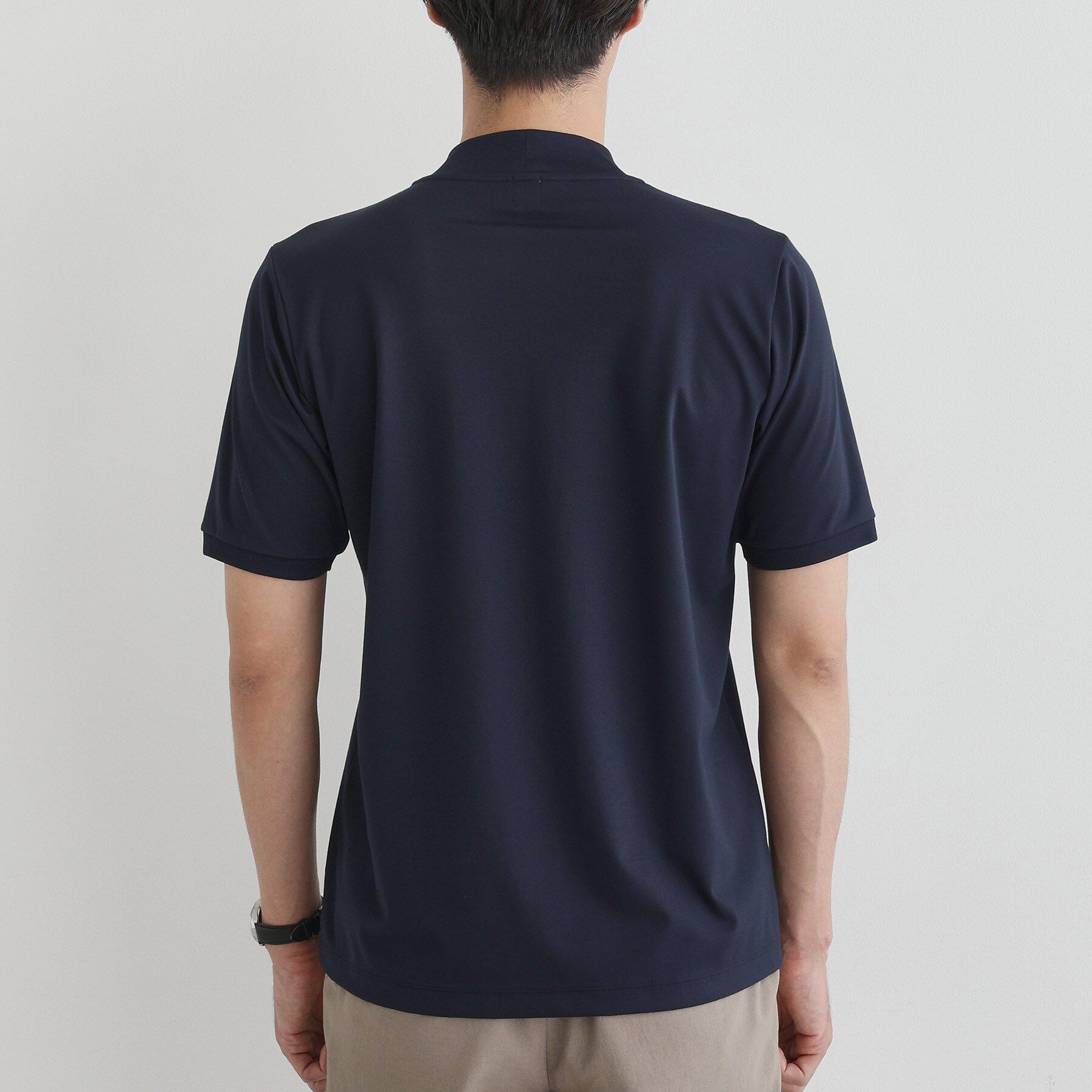 TAKEO KIKUCHI「【COOL CITY WEAR】モックネック プルオーバー /接触冷感」|Tシャツ・カットソー|