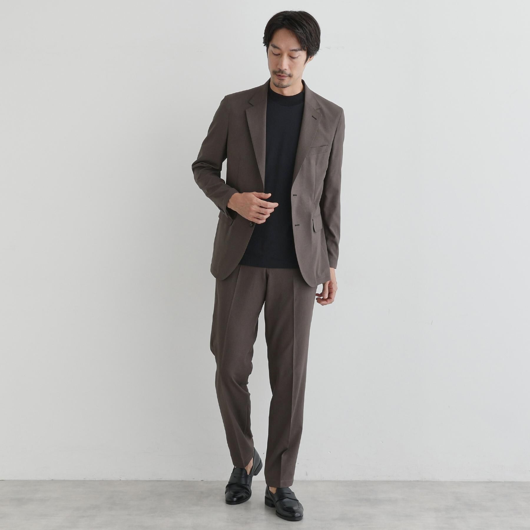 TAKEO KIKUCHI「【COOL CITY WEAR】インドライ天竺モックネック プルオーバー /吸汗速乾」|Tシャツ・カットソー|